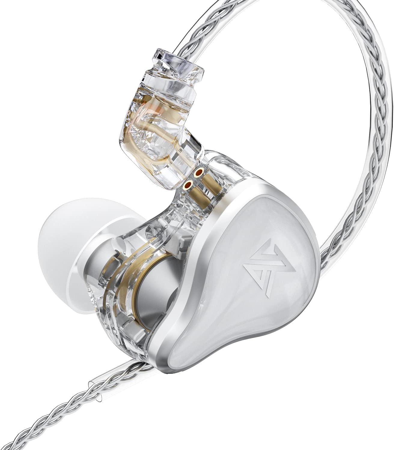 KZ ZAS 7BA+1DD In Ear Earphone – 16 Unit Hybrid Technology Flagship Monitor Headphones – 8Core Cable Music Sport Earphone (with Mic, White) KZ ZAS 7BA+1DD In Ear Earphone – 16 Unit Hybrid Technology Flagship Monitor Headphones – 8Core Cable Music Sport Earphone (with Mic, White)