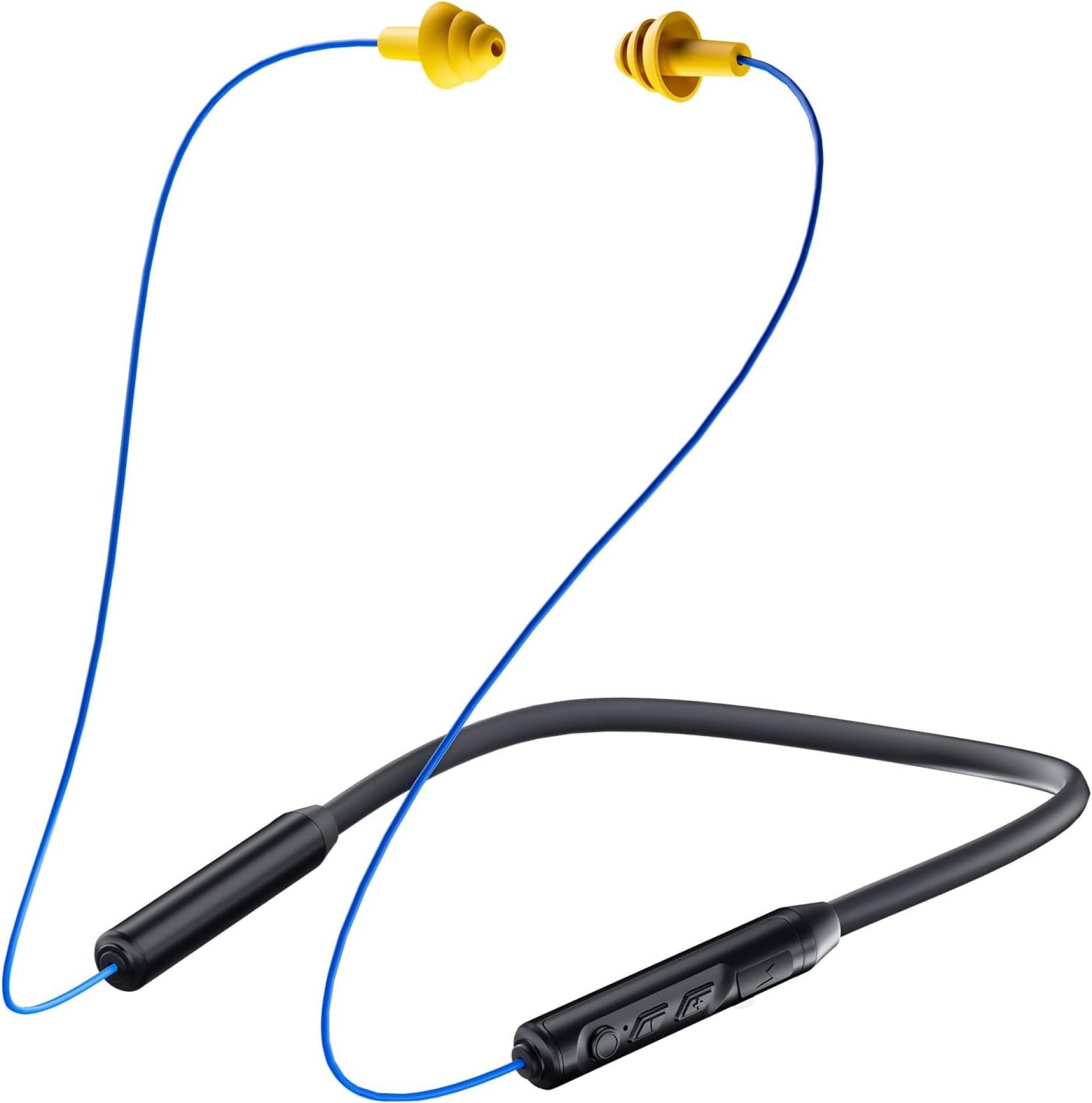 MIPEACE Bluetooth Earplug Headphones, Neckband Wireless Earbuds earplugs-29db Noise Reduction isolating in-Ear earplug Earphones and Controls,IPX5 sweatproof,19+Hour Battery(Blue) MIPEACE Bluetooth Earplug Headphones, Neckband Wireless Earbuds earplugs-29db Noise Reduction isolating in-Ear earplug Earphones and Controls,IPX5 sweatproof,19+Hour Battery(Blue)