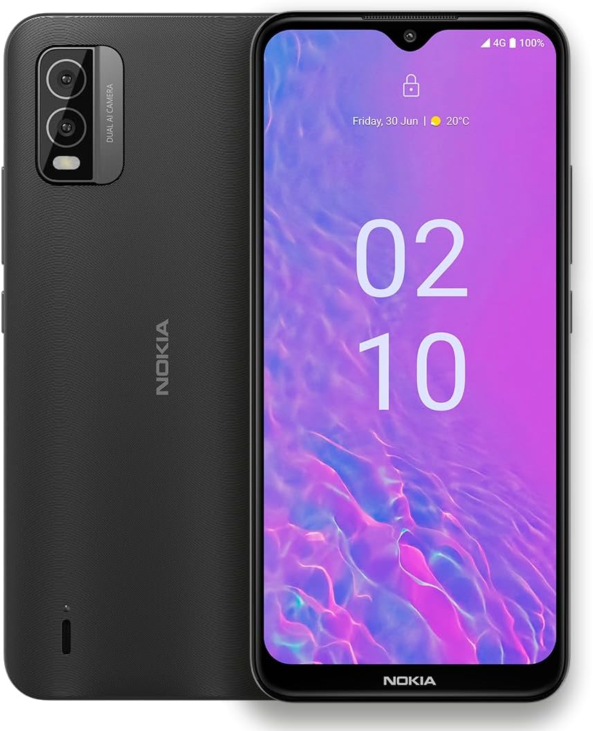 Nokia C210 | T-Mobile, AT&T, Cricket | Android 13 | Unlocked Smartphone | All Day Battery | US Version | 3/32GB | 6.3-Inch Screen | 13MP Dual Camera | Charcoal Nokia C210 | T-Mobile, AT&T, Cricket | Android 13 | Unlocked Smartphone | All Day Battery | US Version | 3/32GB | 6.3-Inch Screen | 13MP Dual Camera | Charcoal