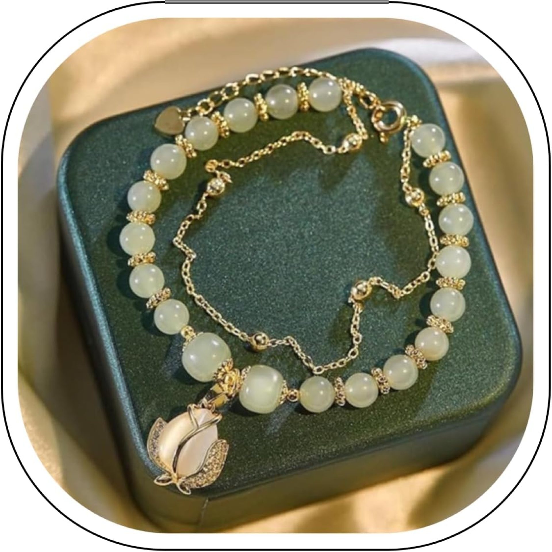Blessing Good Luck Bead Jade Crystal 14K Gold Bracelets for Women Chinese Style Lucky Jade Dainty Beads Bracelets Gold Jewelry Gifts for Women Her Him Father Mother Blessing Good Luck Bead Jade Crystal 14K Gold Bracelets for Women Chinese Style Lucky Jade Dainty Beads Bracelets Gold Jewelry Gifts for Women Her Him Father Mother