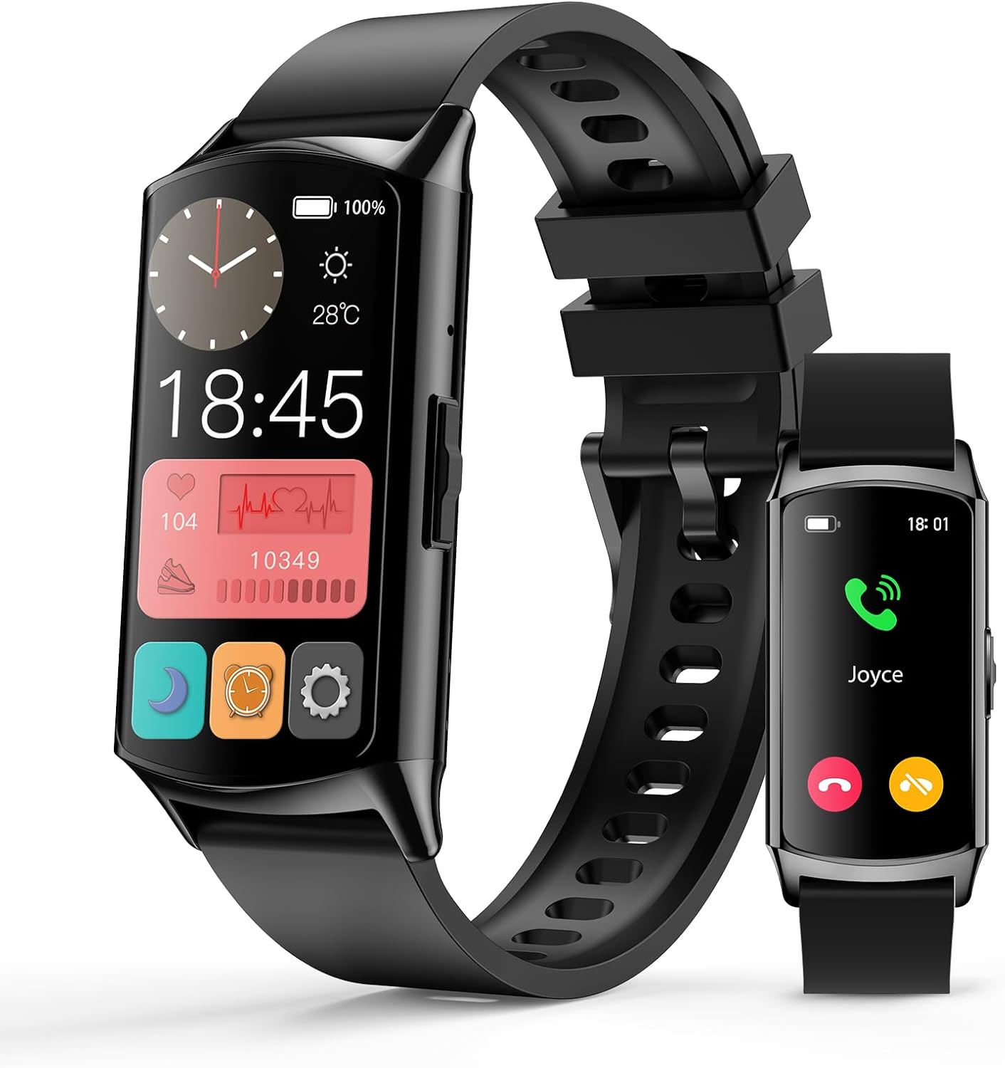Smart Watch Fitness Tracker (Answer/Make Calls), 1.58″ AMOLED Display, 24/7 Heart Rate Blood Oxygen Blood Pressure Sleep Monitor, 114+ Sports Modes Waterproof Smartwatch for Android iPhone Women Men Smart Watch Fitness Tracker (Answer/Make Calls), 1.58″ AMOLED Display, 24/7 Heart Rate Blood Oxygen Blood Pressure Sleep Monitor, 114+ Sports Modes Waterproof Smartwatch for Android iPhone Women Men