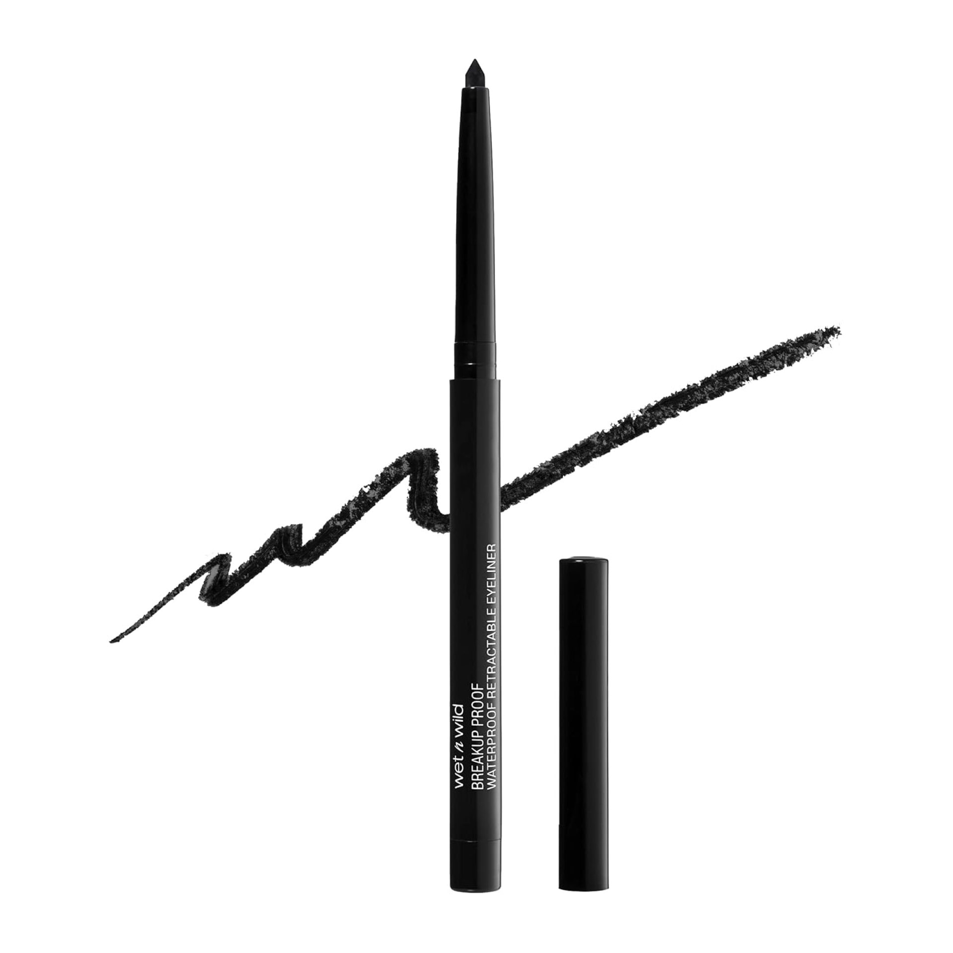 wet n wild Mega Last Breakup Proof Retractable Eyeliner – Waterproof 16-Hour Long-Lasting Wear, Cruelty-Free & Vegan – Blackest Black wet n wild Mega Last Breakup Proof Retractable Eyeliner – Waterproof 16-Hour Long-Lasting Wear, Cruelty-Free & Vegan – Blackest Black
