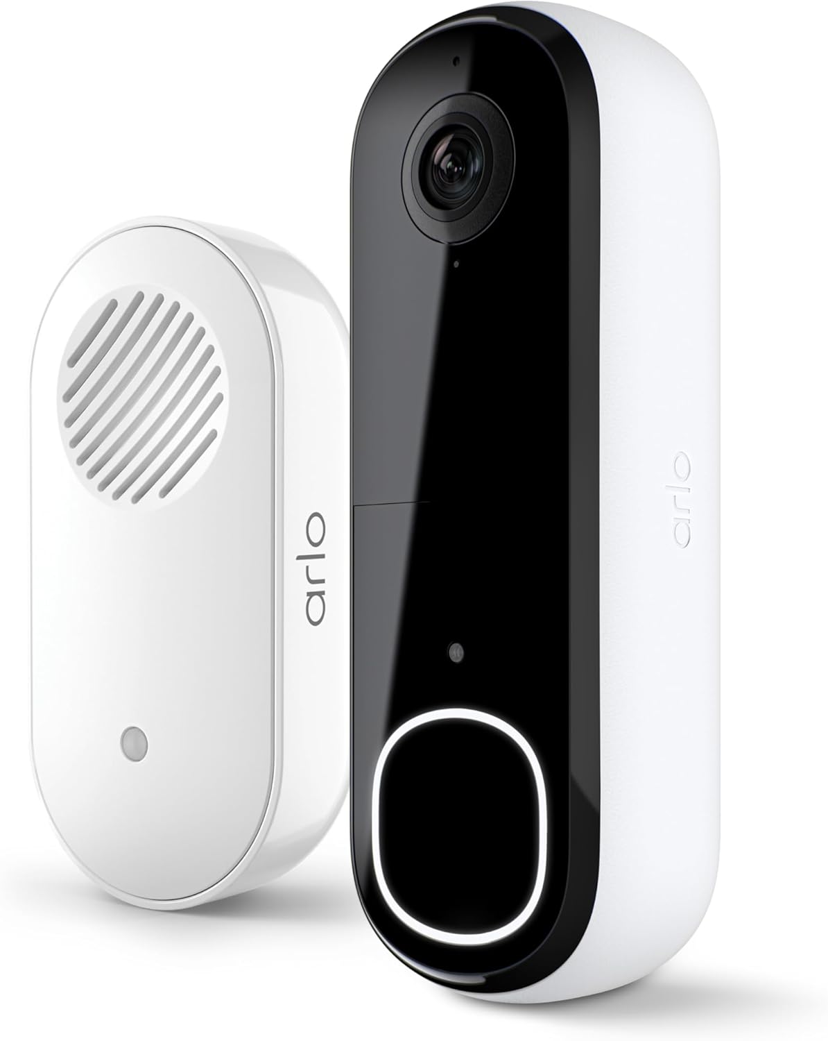 Arlo Video Doorbell 2K 2nd Generation & Chime 2 Bundle, 2K HD doorbell Camera, 2-Way Audio, Package Detection, Motion Detection and Alerts, Built-in Siren, Night Vision, AVDK4001-100CNS, White Arlo Video Doorbell 2K 2nd Generation & Chime 2 Bundle, 2K HD doorbell Camera, 2-Way Audio, Package Detection, Motion Detection and Alerts, Built-in Siren, Night Vision, AVDK4001-100CNS, White