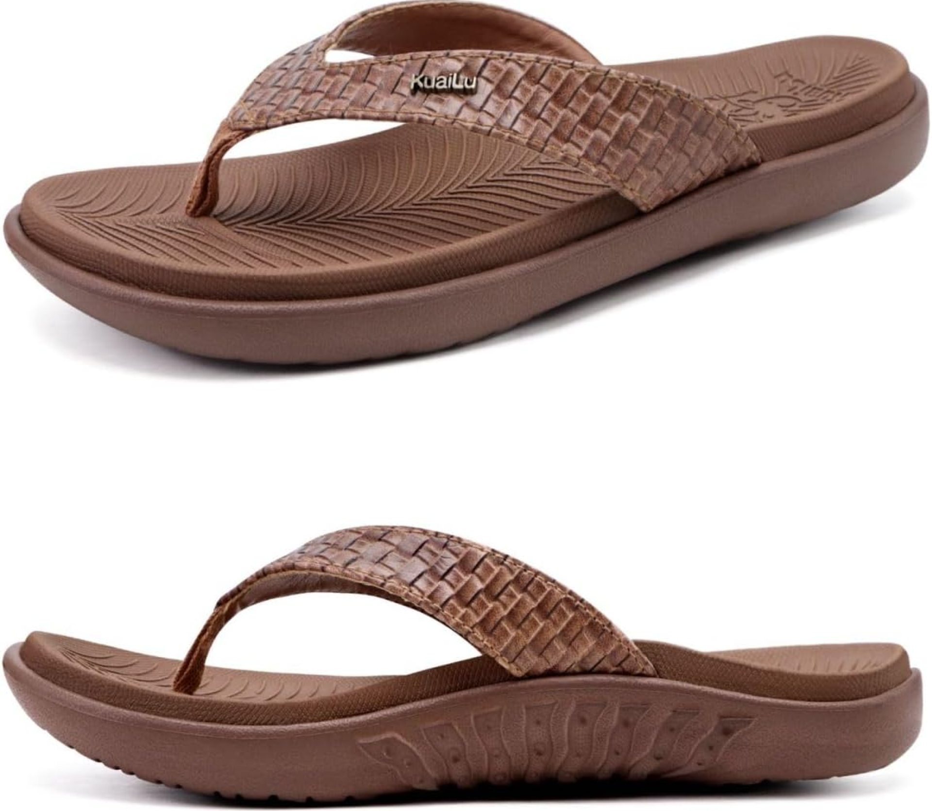 KuaiLu Womens Flip Flops Ladies Yoga Mat Comfortable Walking Thong Sandals With Plantar Fasciitis Arch Support Slip On Indoor Outdoor For Summer KuaiLu Womens Flip Flops Ladies Yoga Mat Comfortable Walking Thong Sandals With Plantar Fasciitis Arch Support Slip On Indoor Outdoor For Summer