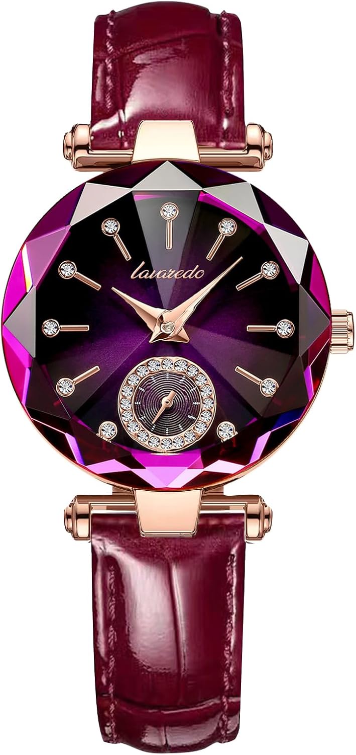 NN BEN NEVIS Watch, Watches for Women with Elegant Leather Strap, Fashion Analog Creative Diamond Dial Wrist Watch, Jewelry Gift for Wedding Anniversary Birthday NN BEN NEVIS Watch, Watches for Women with Elegant Leather Strap, Fashion Analog Creative Diamond Dial Wrist Watch, Jewelry Gift for Wedding Anniversary Birthday