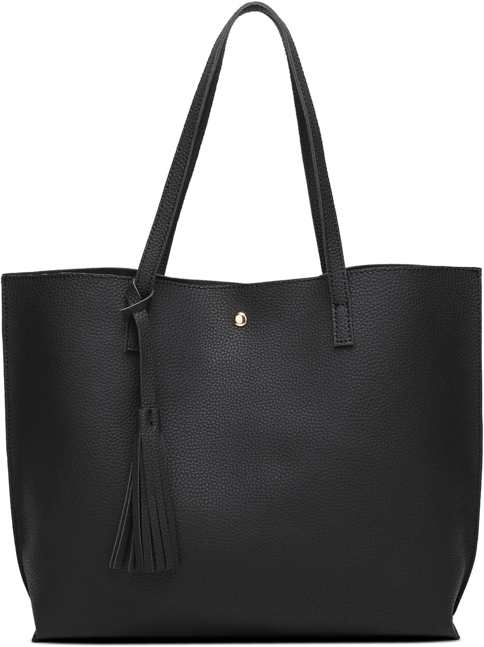 Dreubea Women’s Soft Faux Leather Tote Shoulder Bag from, Big Capacity Tassel Handbag Dreubea Women’s Soft Faux Leather Tote Shoulder Bag from, Big Capacity Tassel Handbag
