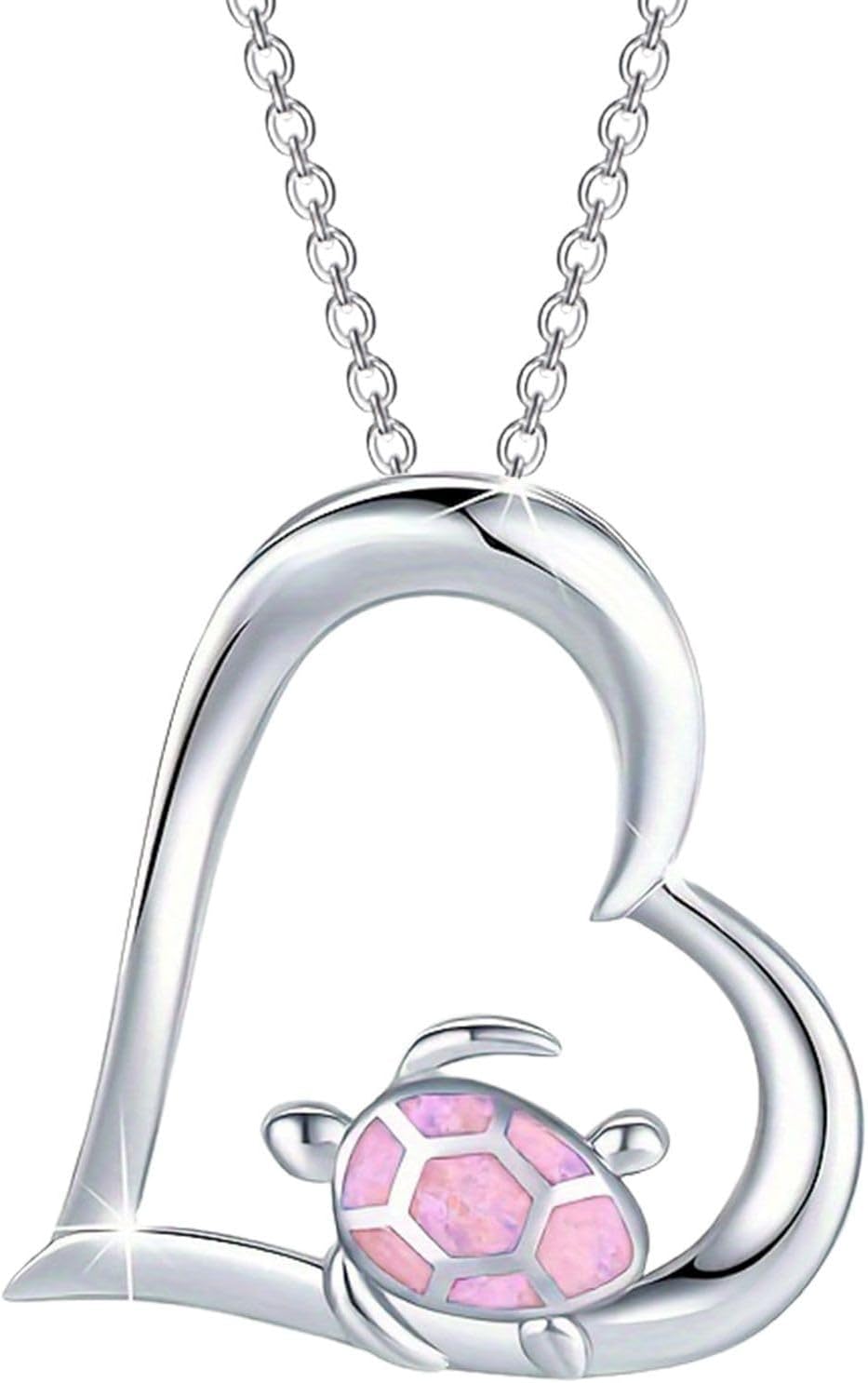 925 Sterling Silver Necklaces for Women Trendy Cubic Zirconia Plated Heart Pendant Necklace Valentines Birthday Gifts 925 Sterling Silver Necklaces for Women Trendy Cubic Zirconia Plated Heart Pendant Necklace Valentines Birthday Gifts