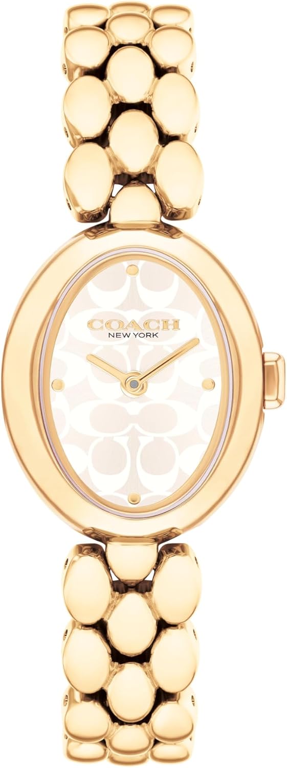 Coach Sammy Women’s – 2H Quartz Watch – Stainless Steel Bracelet – Water Resistant up to 3ATM/30 Meters – Gift for Her – Modern Design – Perfect for Everyday Wear – 22.5mm Coach Sammy Women’s – 2H Quartz Watch – Stainless Steel Bracelet – Water Resistant up to 3ATM/30 Meters – Gift for Her – Modern Design – Perfect for Everyday Wear – 22.5mm
