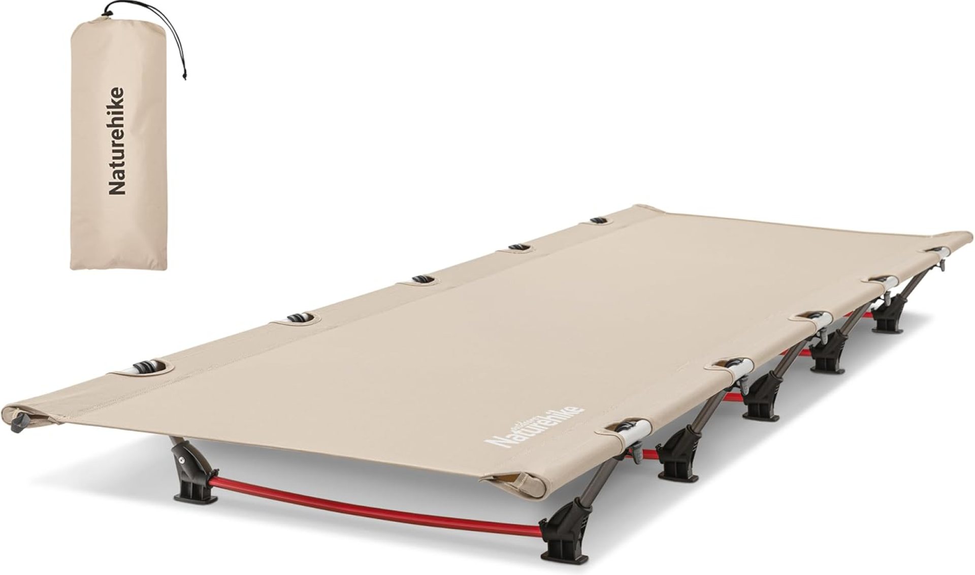 Naturehike GreenWild Camping Cot, Ultralight Folding Backpacking Cot, 60-Second Easy Set-Up, Supports 330lbs, Portable Camping Bed for Adults for Camping Hiking Travel Home Naturehike GreenWild Camping Cot, Ultralight Folding Backpacking Cot, 60-Second Easy Set-Up, Supports 330lbs, Portable Camping Bed for Adults for Camping Hiking Travel Home