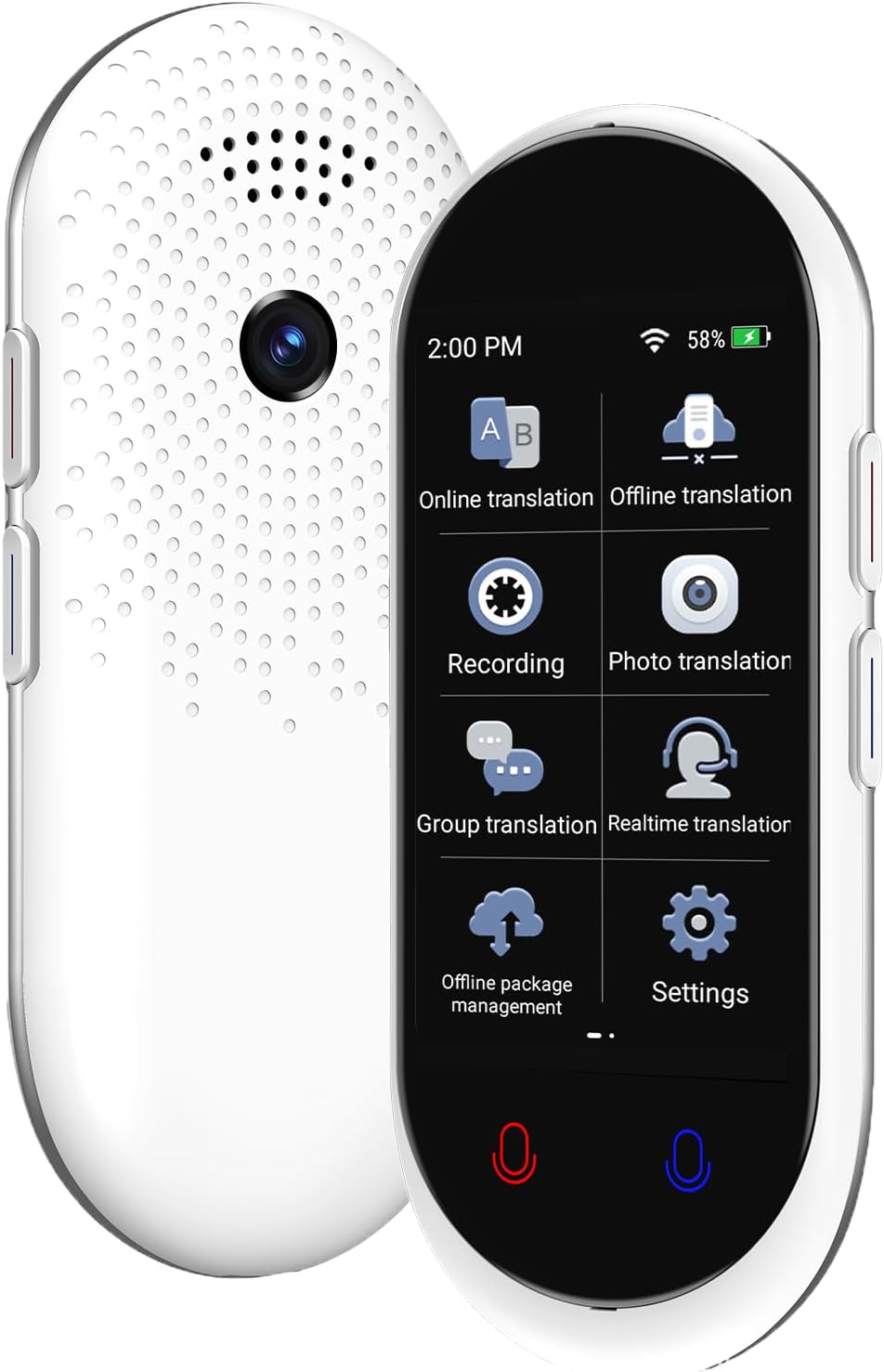Language Translator Device, ChatGPT Ai Translator, 2 Way Real-Time Voice Translation, Support 138 Languages, Offline&Recording&Photo Translation Language Translator Device, ChatGPT Ai Translator, 2 Way Real-Time Voice Translation, Support 138 Languages, Offline&Recording&Photo Translation