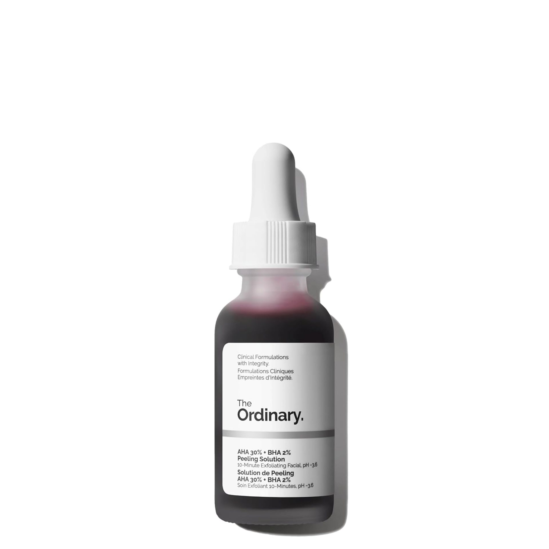 The Ordinary AHA 30% + BHA 2% Peeling Solution, Advanced Exfoliating Peel for Brighter Skin The Ordinary AHA 30% + BHA 2% Peeling Solution, Advanced Exfoliating Peel for Brighter Skin