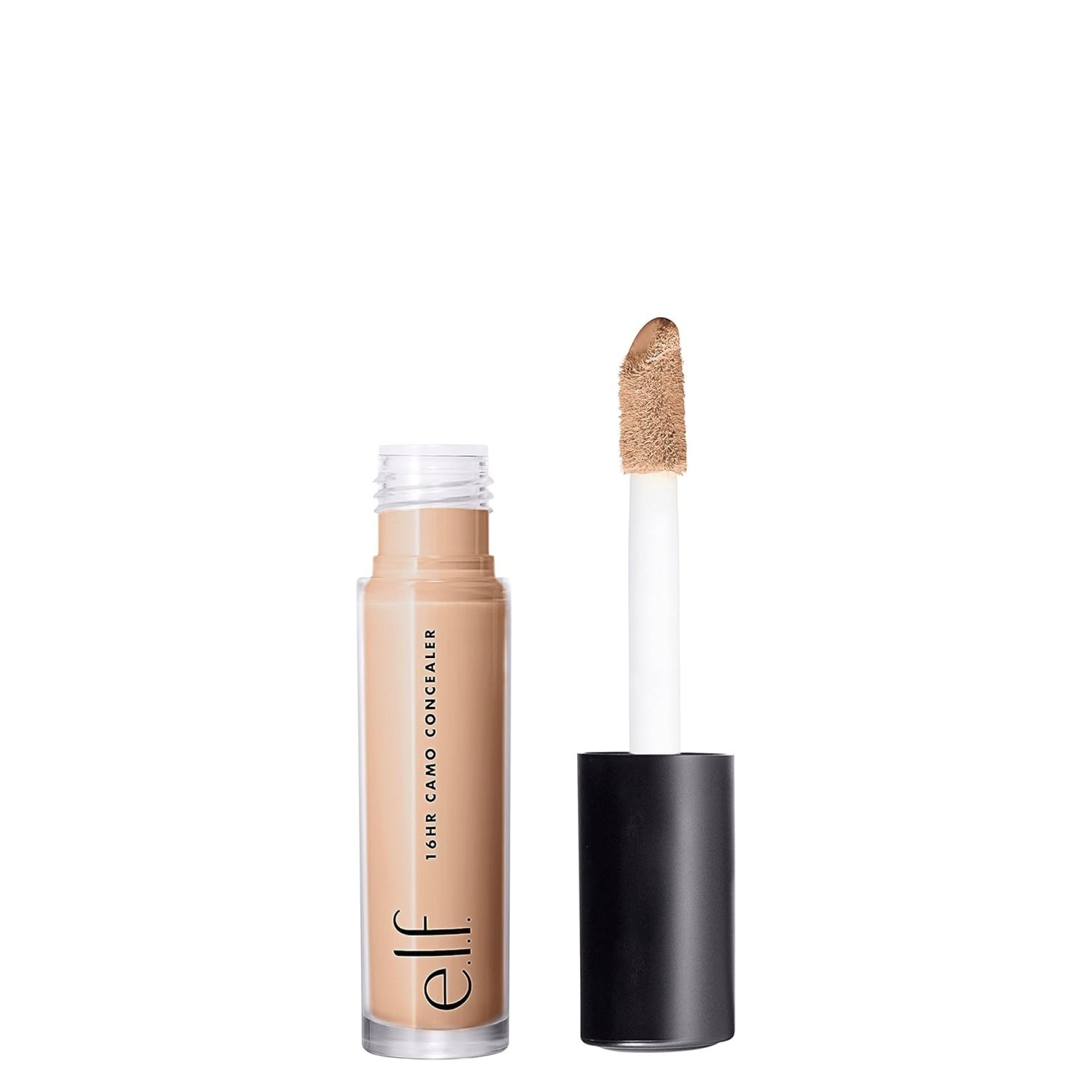 e.l.f. 16HR Camo Concealer, Full Coverage & Highly Pigmented, Matte Finish, Light Beige, 0.203 Fl Oz (6mL) e.l.f. 16HR Camo Concealer, Full Coverage & Highly Pigmented, Matte Finish, Light Beige, 0.203 Fl Oz (6mL)