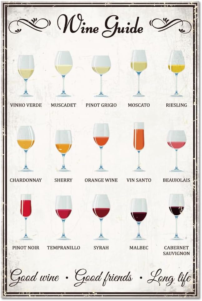 GLOBLELAND Wine List Metal Tin Sign 8x12in Retro Cocktail Tin Painting Tin Signs Colorful Goblet Wall Poster Plaque for Home Bar Kitchen Dining Room Café Restaurant Man Cave GLOBLELAND Wine List Metal Tin Sign 8x12in Retro Cocktail Tin Painting Tin Signs Colorful Goblet Wall Poster Plaque for Home Bar Kitchen Dining Room Café Restaurant Man Cave