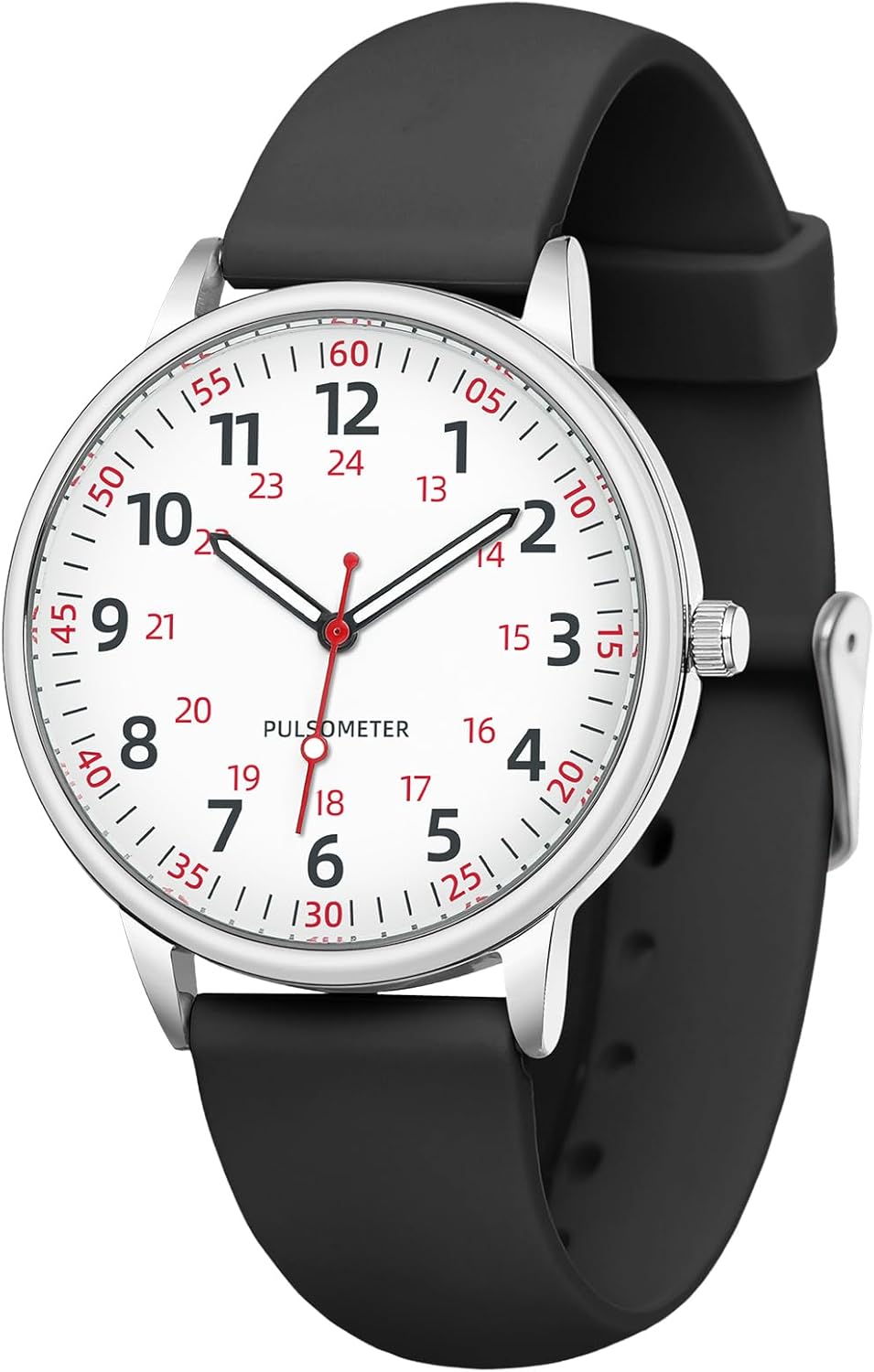 Women Watch for Nurse Easy to Read Dial Wristwatches Silicone Band Water Resistant Watches Second Hand and 24 Hour Women Watch for Nurse Easy to Read Dial Wristwatches Silicone Band Water Resistant Watches Second Hand and 24 Hour
