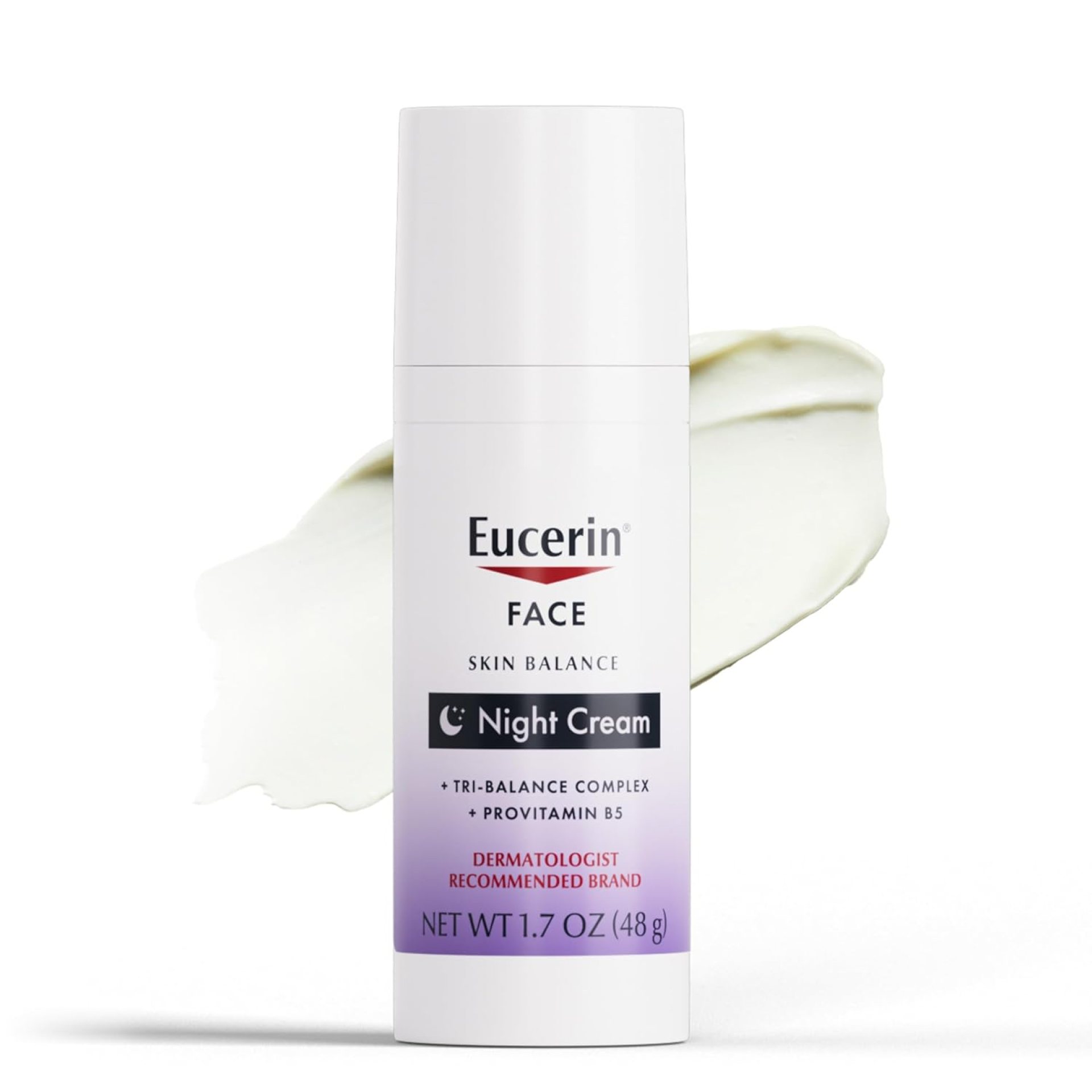 Eucerin Skin Balance Night Cream, Sensitive Skin Face Moisturizer Enriched with Tri-Balance Complex, 1.7 Oz Bottle Eucerin Skin Balance Night Cream, Sensitive Skin Face Moisturizer Enriched with Tri-Balance Complex, 1.7 Oz Bottle