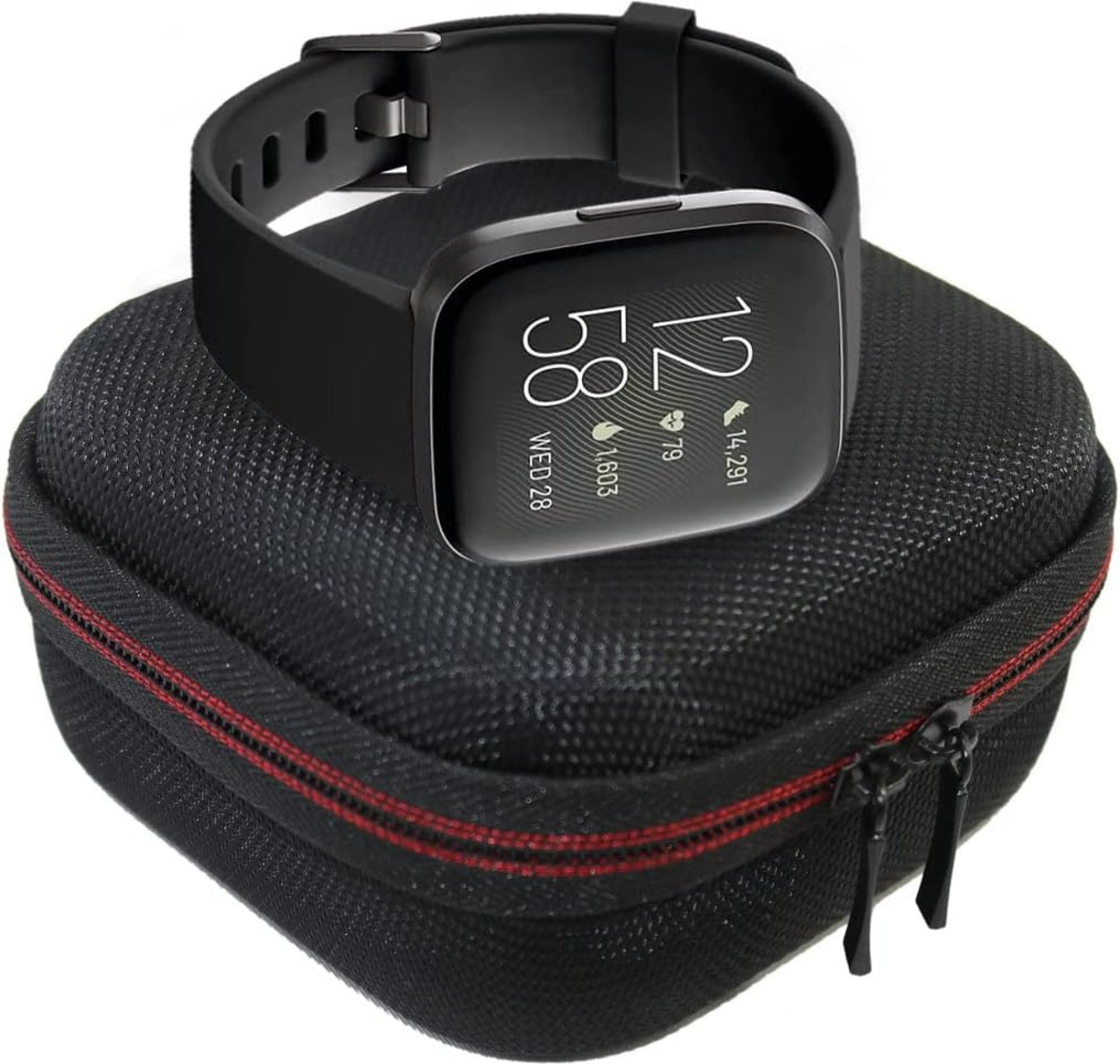 Travel Carrying Case for Fitbit Versa 2 Health and Fitness Smartwatch (Only Case) Travel Carrying Case for Fitbit Versa 2 Health and Fitness Smartwatch (Only Case)