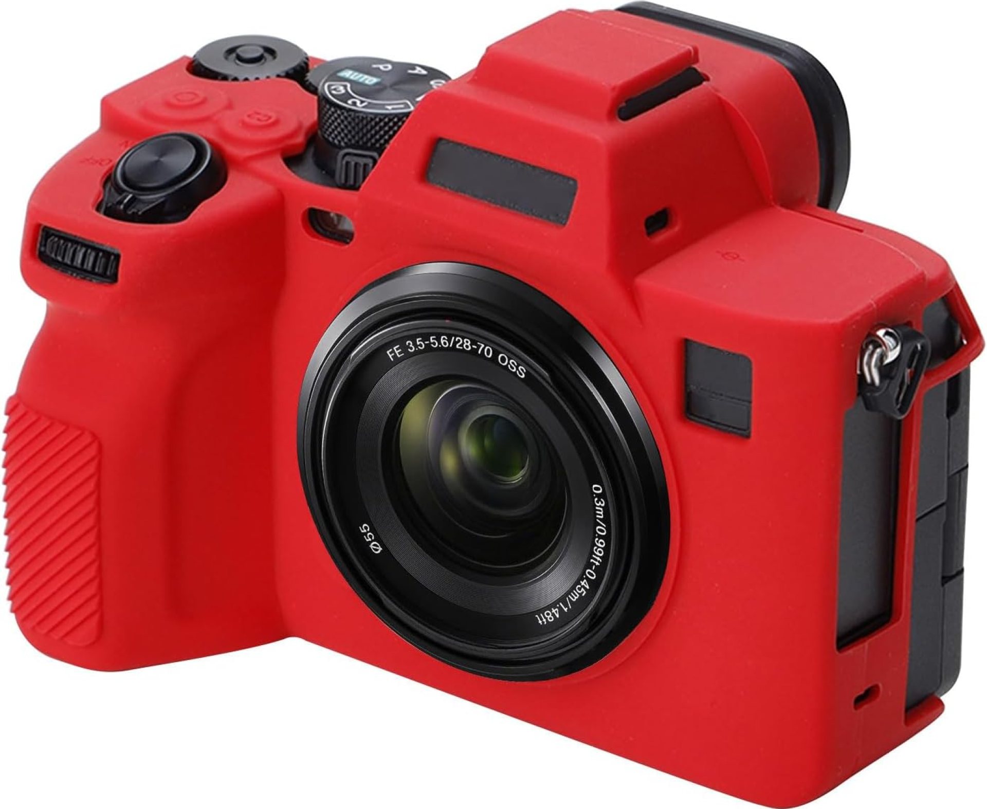 Digital Camera Case for Sony A7 IV,Anti-Scratch Soft Silicone Protective Camera Case Camera Skin Case Cover(Red) Digital Camera Case for Sony A7 IV,Anti-Scratch Soft Silicone Protective Camera Case Camera Skin Case Cover(Red)