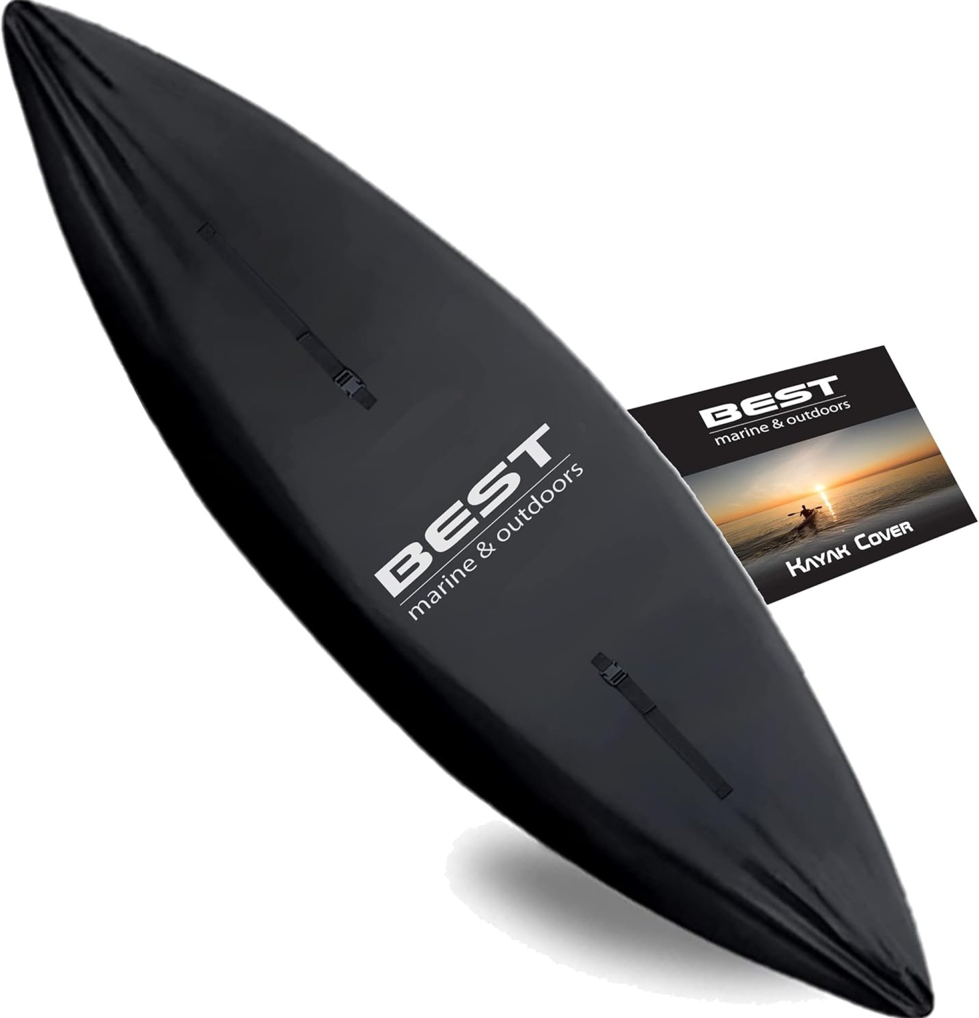 Best Marine and Outdoors Kayak Cover, Extra Thick 600D, Indoor Outdoor Storage, SUP Paddle Boards & Kayak Storage Accessories, Fits 7ft-14’6″ft Best Marine and Outdoors Kayak Cover, Extra Thick 600D, Indoor Outdoor Storage, SUP Paddle Boards & Kayak Storage Accessories, Fits 7ft-14’6″ft