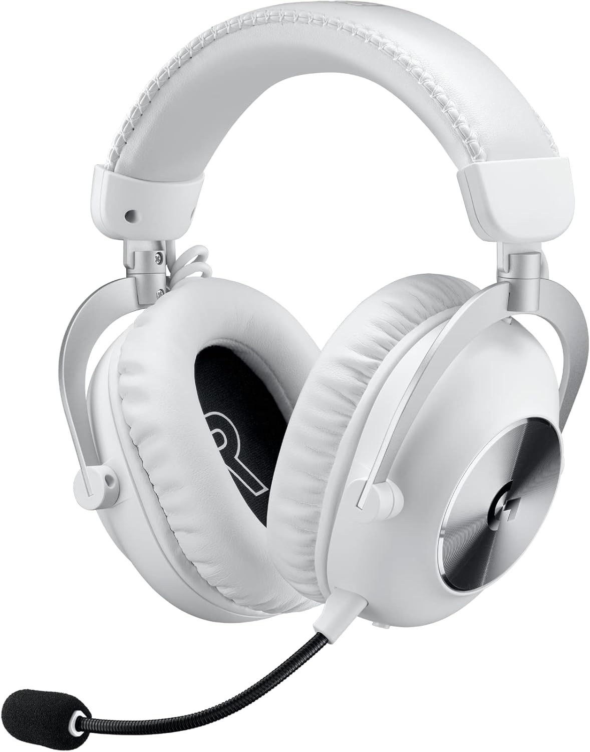 Logitech G PRO X 2 Lightspeed Wireless Gaming Headset: Detachable Boom Mic, 50mm Graphene Drivers, DTS:X Headphone 2.0—7.1 Surround, Bluetooth/USB/3.5mm Aux, for PC, PS5, PS4, Nintendo Switch – White Logitech G PRO X 2 Lightspeed Wireless Gaming Headset: Detachable Boom Mic, 50mm Graphene Drivers, DTS:X Headphone 2.0—7.1 Surround, Bluetooth/USB/3.5mm Aux, for PC, PS5, PS4, Nintendo Switch – White