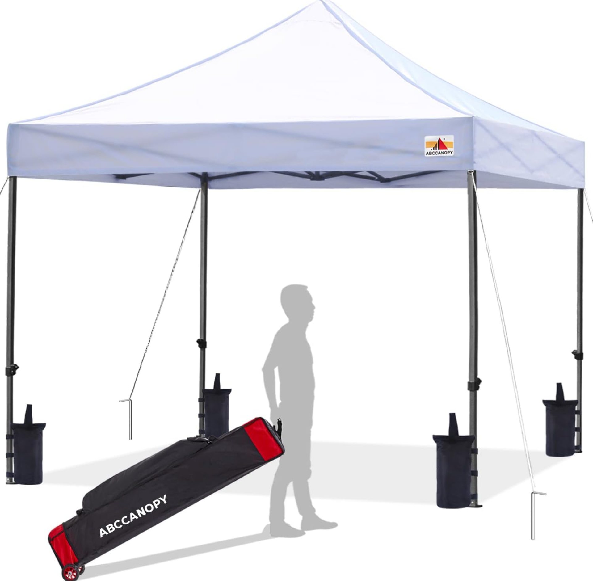 ABCCANOPY Patio Pop Up Canopy Tent 10×10 Commercial-Series (White) ABCCANOPY Patio Pop Up Canopy Tent 10×10 Commercial-Series (White)