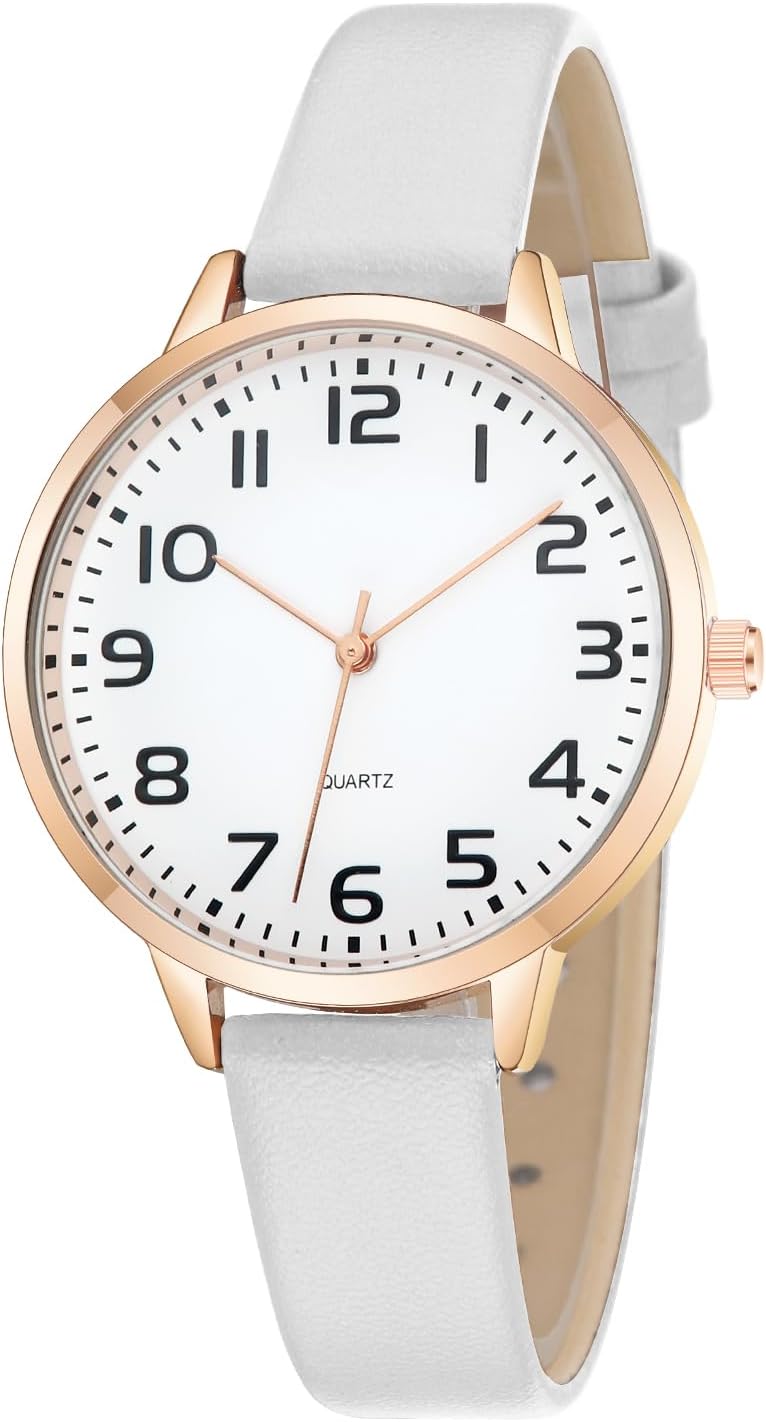 Women’s Dainty Analog Leather Dress Watch for Small Wrists, Ladies Waterproof Watches for Women, Reloj para Mujer Women’s Dainty Analog Leather Dress Watch for Small Wrists, Ladies Waterproof Watches for Women, Reloj para Mujer