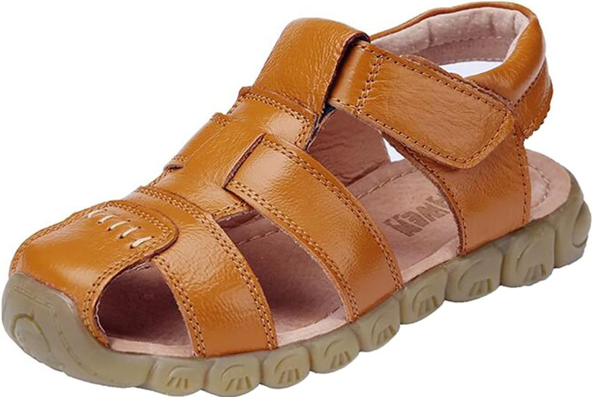 DADAWEN Boy’s Girl’s Leather Closed Toe Outdoor Sport Sandals (Toddler/Little Kid/Big Kid) DADAWEN Boy’s Girl’s Leather Closed Toe Outdoor Sport Sandals (Toddler/Little Kid/Big Kid)