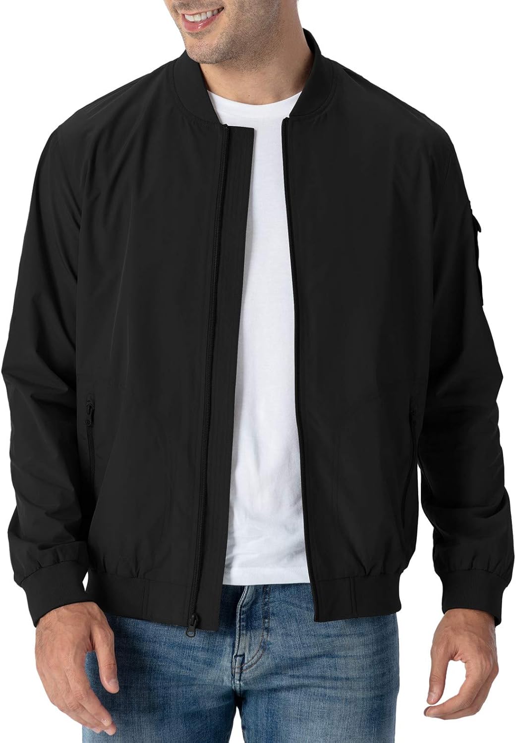 Rdruko Men’s Lightweight Bomber Jacket Causal Fashion Stylish Windbreaker Light Jacket Rdruko Men’s Lightweight Bomber Jacket Causal Fashion Stylish Windbreaker Light Jacket