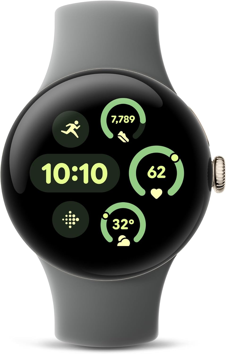 Google Pixel Watch 3 (41mm) Latest Model – Android Smartwatch, Heart Rate Tracking, Fitbit Advanced Running, Fitness Insights, 24-Hour Battery – Champagne Gold Aluminum Case – Hazel Band – Wi-Fi Google Pixel Watch 3 (41mm) Latest Model – Android Smartwatch, Heart Rate Tracking, Fitbit Advanced Running, Fitness Insights, 24-Hour Battery – Champagne Gold Aluminum Case – Hazel Band – Wi-Fi