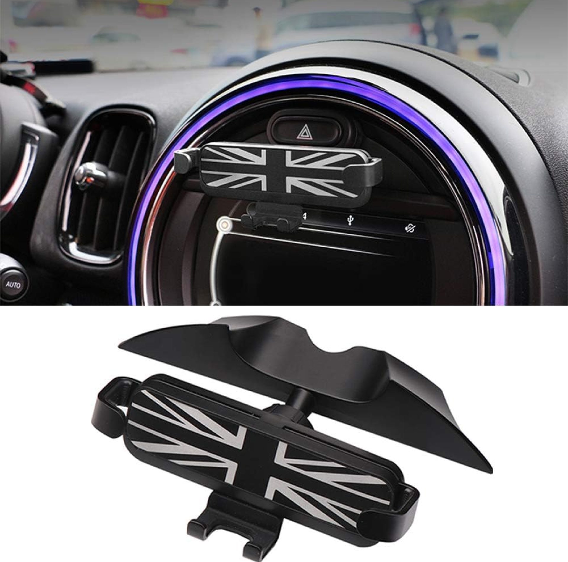 Hesanzol Mobile Phone Holder for Mini Cooper S Jcw One F54 F55 F56 F57 F60, Special Navigation Mobile Phone Mount for Central Control Screen Hesanzol Mobile Phone Holder for Mini Cooper S Jcw One F54 F55 F56 F57 F60, Special Navigation Mobile Phone Mount for Central Control Screen