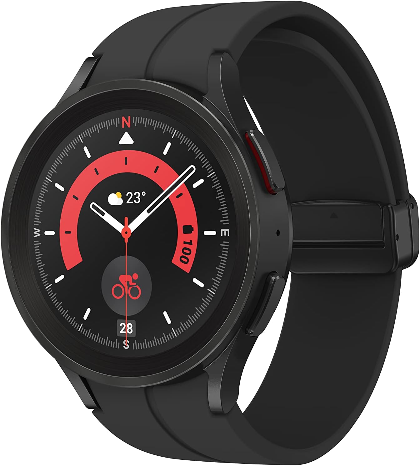 SAMSUNG Galaxy Watch Pro 5 45mm LTE Smartwatch w/ Body, Health, Fitness and Sleep Tracker, Improved Battery, Sapphire Crystal Glass, GPS Route Tracking, Titanium Frame, US Version, Black SAMSUNG Galaxy Watch Pro 5 45mm LTE Smartwatch w/ Body, Health, Fitness and Sleep Tracker, Improved Battery, Sapphire Crystal Glass, GPS Route Tracking, Titanium Frame, US Version, Black