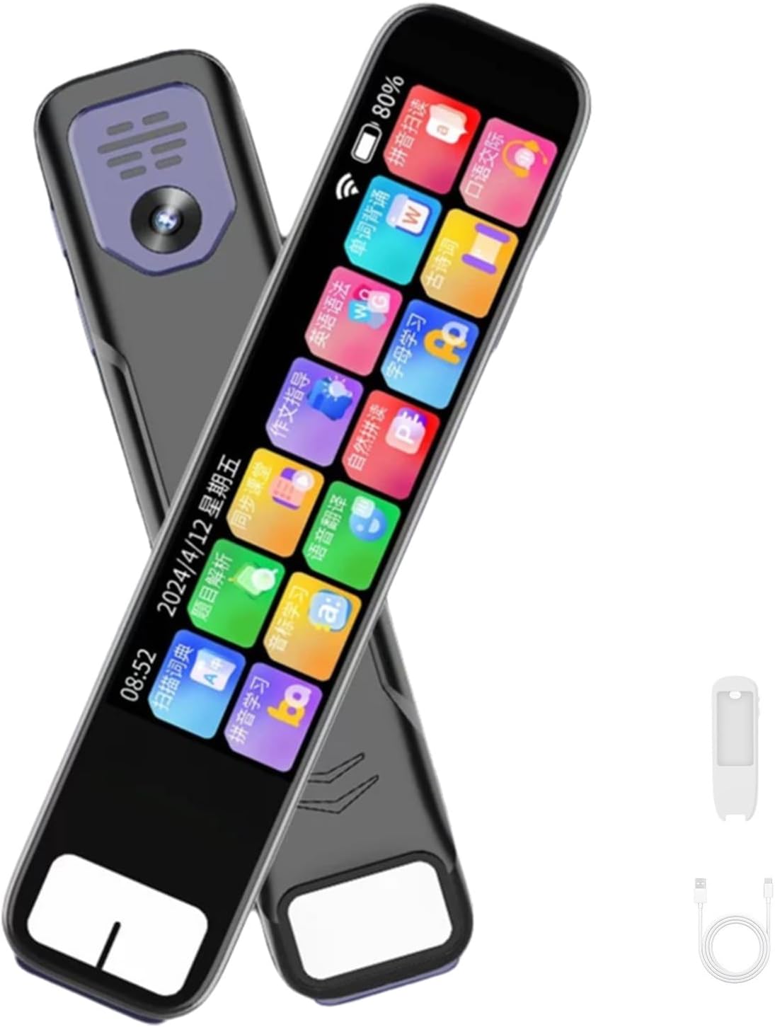 Scan Sense Pen, ScanSense AI Smart Pen – Instant AI Answers for Math, History & More Offline Translation (60+ Languages), Camera, Bluetooth, Music & File Storage, Translator Scanner Pen (Black) Scan Sense Pen, ScanSense AI Smart Pen – Instant AI Answers for Math, History & More Offline Translation (60+ Languages), Camera, Bluetooth, Music & File Storage, Translator Scanner Pen (Black)