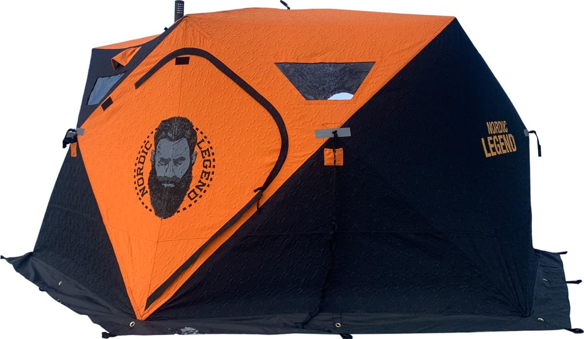 Aurora Series Pop-Up Portable Ice Fishing Shelter (Aurora Lodge 6-8 Person Insulated) Aurora Series Pop-Up Portable Ice Fishing Shelter (Aurora Lodge 6-8 Person Insulated)