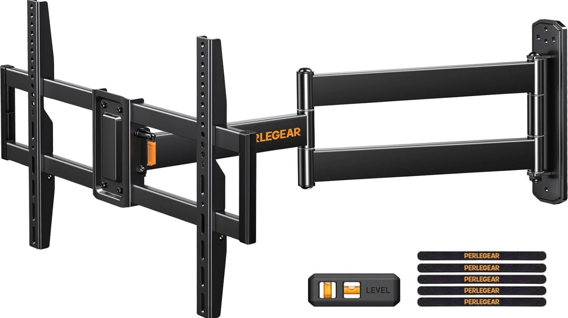 Perlegear Corner TV Wall Mount Long Arm TV Mount Bracket for 32-75 Inch TVs-Full Motion TV Wall Mount with 32.37” Extension & Swivel Articulating Arm & Tilt, MAX VESA 600x400mm, Holds up to 100 lbs Perlegear Corner TV Wall Mount Long Arm TV Mount Bracket for 32-75 Inch TVs-Full Motion TV Wall Mount with 32.37” Extension & Swivel Articulating Arm & Tilt, MAX VESA 600x400mm, Holds up to 100 lbs