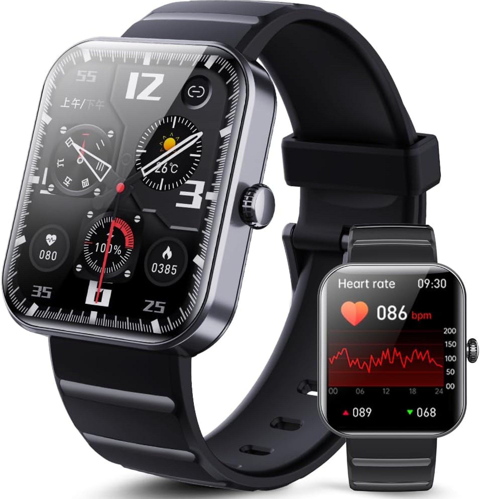 Smart Watch Smartwatch Activity Tracker 2024 Fashion Bluetooth Sports Watch for iOS Android Phones with Sleep/Blood Pressure/Health Monitor/Pedometer IP67 Waterproof Smart Watch Smartwatch Activity Tracker 2024 Fashion Bluetooth Sports Watch for iOS Android Phones with Sleep/Blood Pressure/Health Monitor/Pedometer IP67 Waterproof