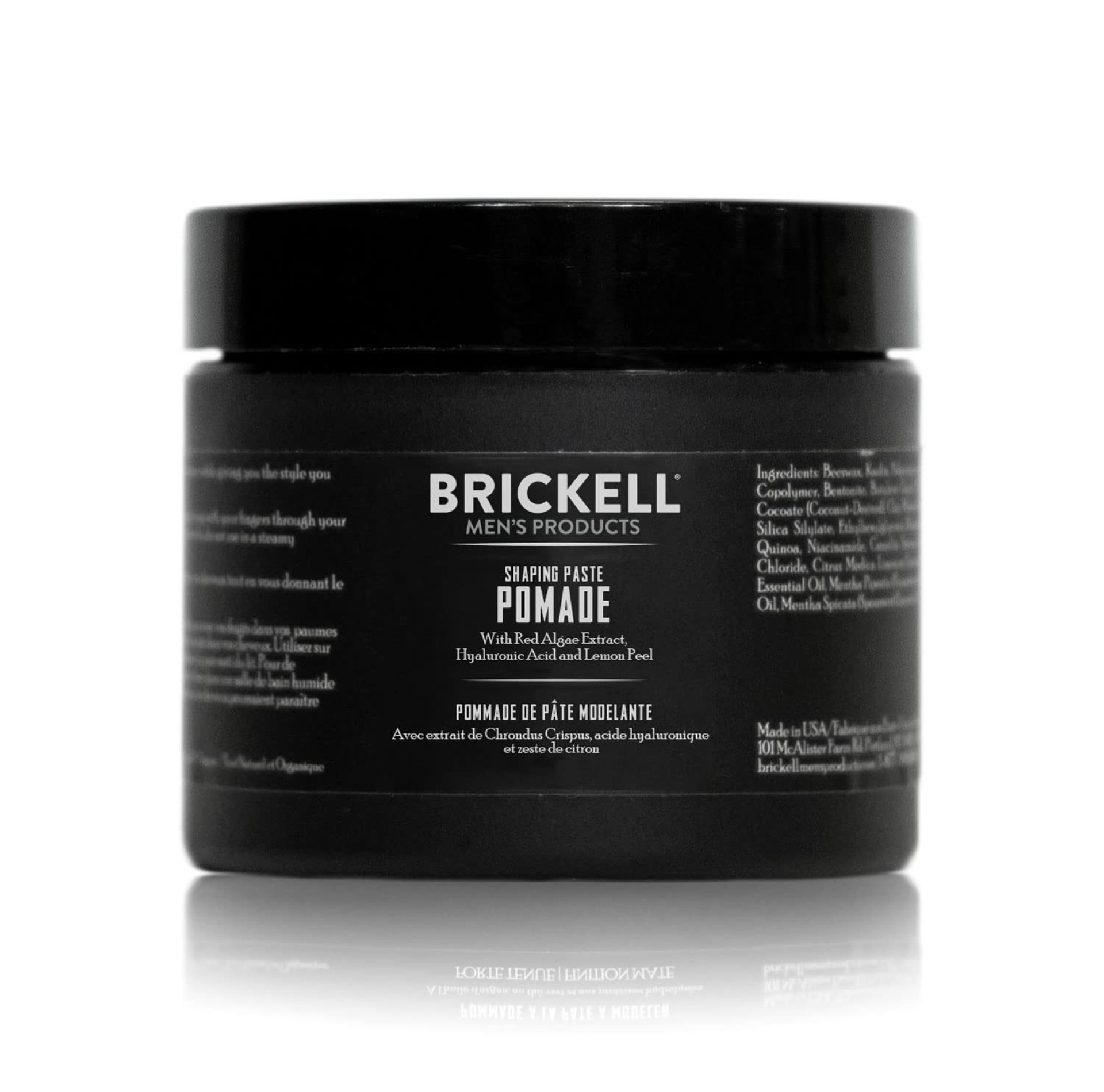 Brickell Men’s Products Shaping Paste Pomade For Men, All Natural, Texturizing Wax Pomade, 2 Ounce, Scented Brickell Men’s Products Shaping Paste Pomade For Men, All Natural, Texturizing Wax Pomade, 2 Ounce, Scented