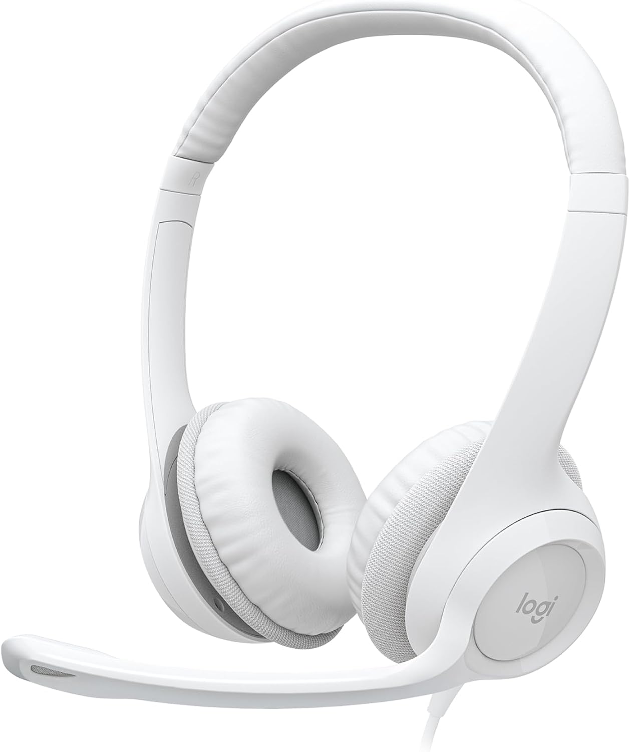 Logitech H390 Wired Headset for PC/Laptop, Stereo Headphones with Noise Cancelling Microphone, USB-A, in-Line Controls for Video Meetings, Music, Gaming and Beyond – Off White Logitech H390 Wired Headset for PC/Laptop, Stereo Headphones with Noise Cancelling Microphone, USB-A, in-Line Controls for Video Meetings, Music, Gaming and Beyond – Off White