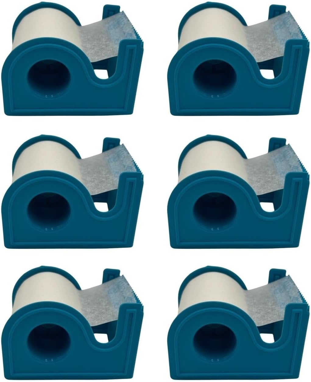 Microporous Medical Surgical Paper Tape Adhesive Bandage, Hypoallergenic Breathable Dressing 2 Inch x 10 Yards with Dispenser (Pack of 6) Microporous Medical Surgical Paper Tape Adhesive Bandage, Hypoallergenic Breathable Dressing 2 Inch x 10 Yards with Dispenser (Pack of 6)