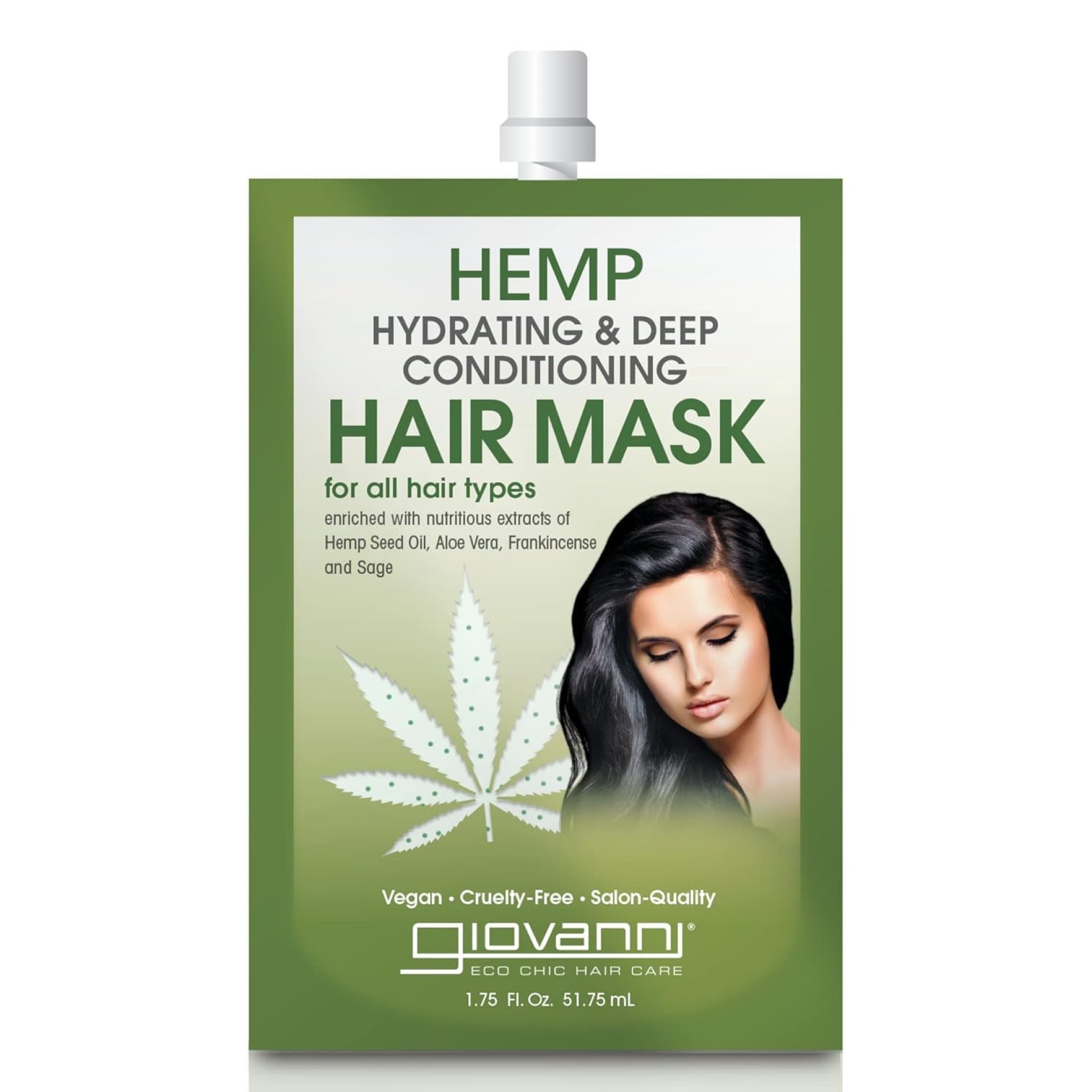 GIOVANNI Hemp Hydrating Deep Conditioning Hair Mask – Hemp Hydrating Conditioner Mask for Dry, Hemp Seed Oil, Aloe Vera, & Frankincense, Helps Moisturize & Revitalize Damaged Hair – 1.5 oz (1 Pack) GIOVANNI Hemp Hydrating Deep Conditioning Hair Mask – Hemp Hydrating Conditioner Mask for Dry, Hemp Seed Oil, Aloe Vera, & Frankincense, Helps Moisturize & Revitalize Damaged Hair – 1.5 oz (1 Pack)