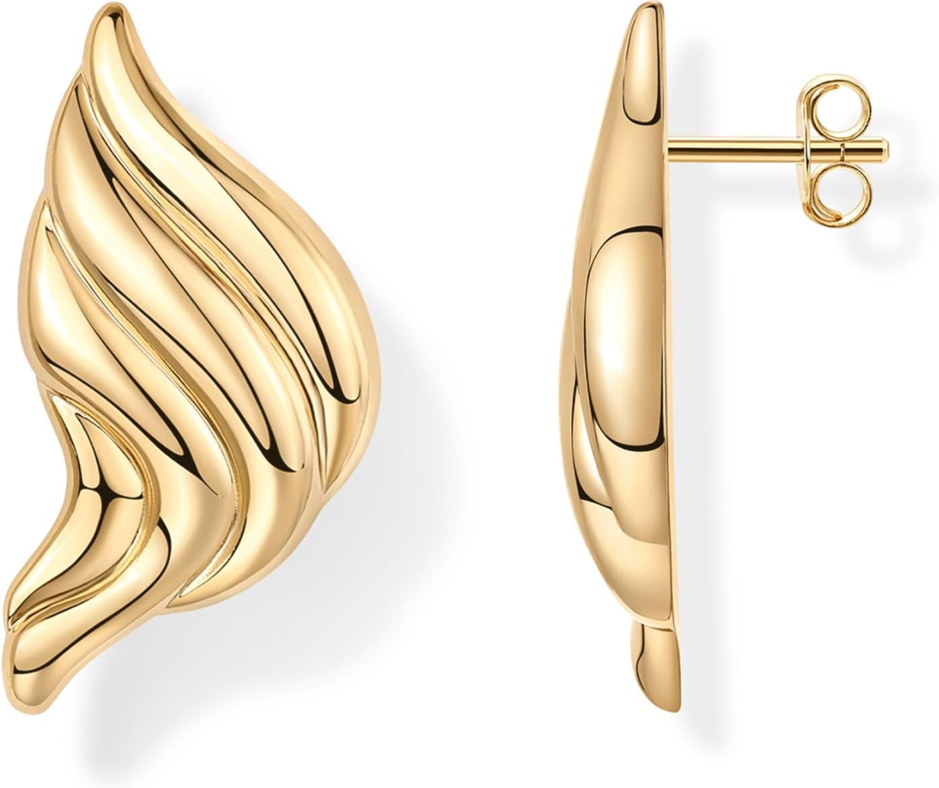 PAVOI 14K Gold Plated Chunky Vintage Earrings for Women – Trendy Textured Ribbed Knot Geometric Triangle Rope Button Seashell Wing Dangle Drop Stud Earrings Dupes PAVOI 14K Gold Plated Chunky Vintage Earrings for Women – Trendy Textured Ribbed Knot Geometric Triangle Rope Button Seashell Wing Dangle Drop Stud Earrings Dupes