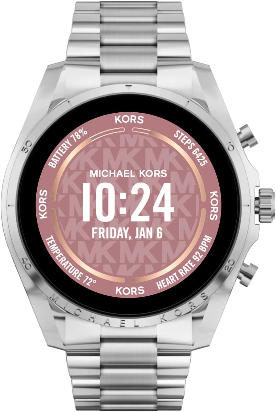 Michael Kors Men’s or Women’s Gen 6 44mm Touchscreen Smart Watch with Alexa Built-In, Fitness Tracker, Sleep Tracker, GPS, Music Control, Smartphone Notifications (Model: MKT5139V) Michael Kors Men’s or Women’s Gen 6 44mm Touchscreen Smart Watch with Alexa Built-In, Fitness Tracker, Sleep Tracker, GPS, Music Control, Smartphone Notifications (Model: MKT5139V)