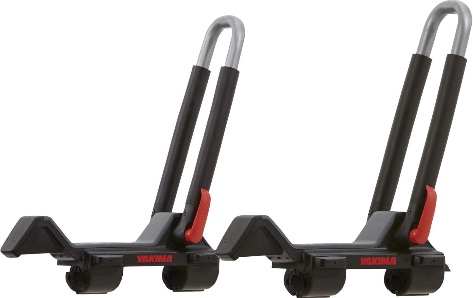 Yakima Car Roof Kayak Rack, Rooftop Mounted Carrier, 2 Kayaks, JayLow, Black Yakima Car Roof Kayak Rack, Rooftop Mounted Carrier, 2 Kayaks, JayLow, Black