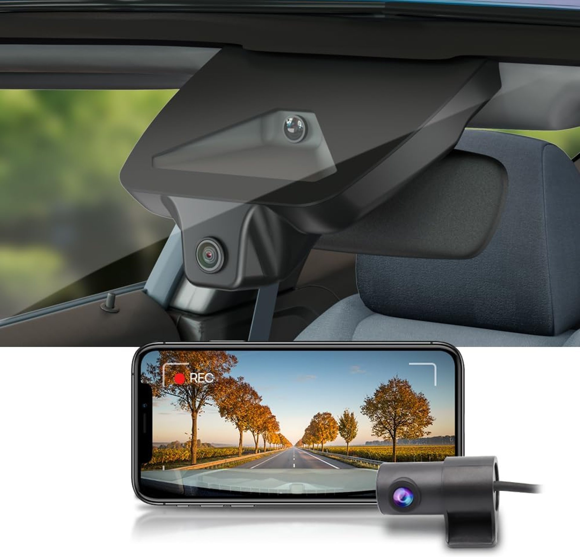 Fitcamx Front 4K+Rear 1080P Dash Cam for 2025 Toyota Camry Hybrid LE SE XLE XSE (HD2-06090), Integrated OEM Look, WiFi & APP, Dual HD Video, Loop Recording, G-Sensor, Easy to Set, 128GB Card Fitcamx Front 4K+Rear 1080P Dash Cam for 2025 Toyota Camry Hybrid LE SE XLE XSE (HD2-06090), Integrated OEM Look, WiFi & APP, Dual HD Video, Loop Recording, G-Sensor, Easy to Set, 128GB Card
