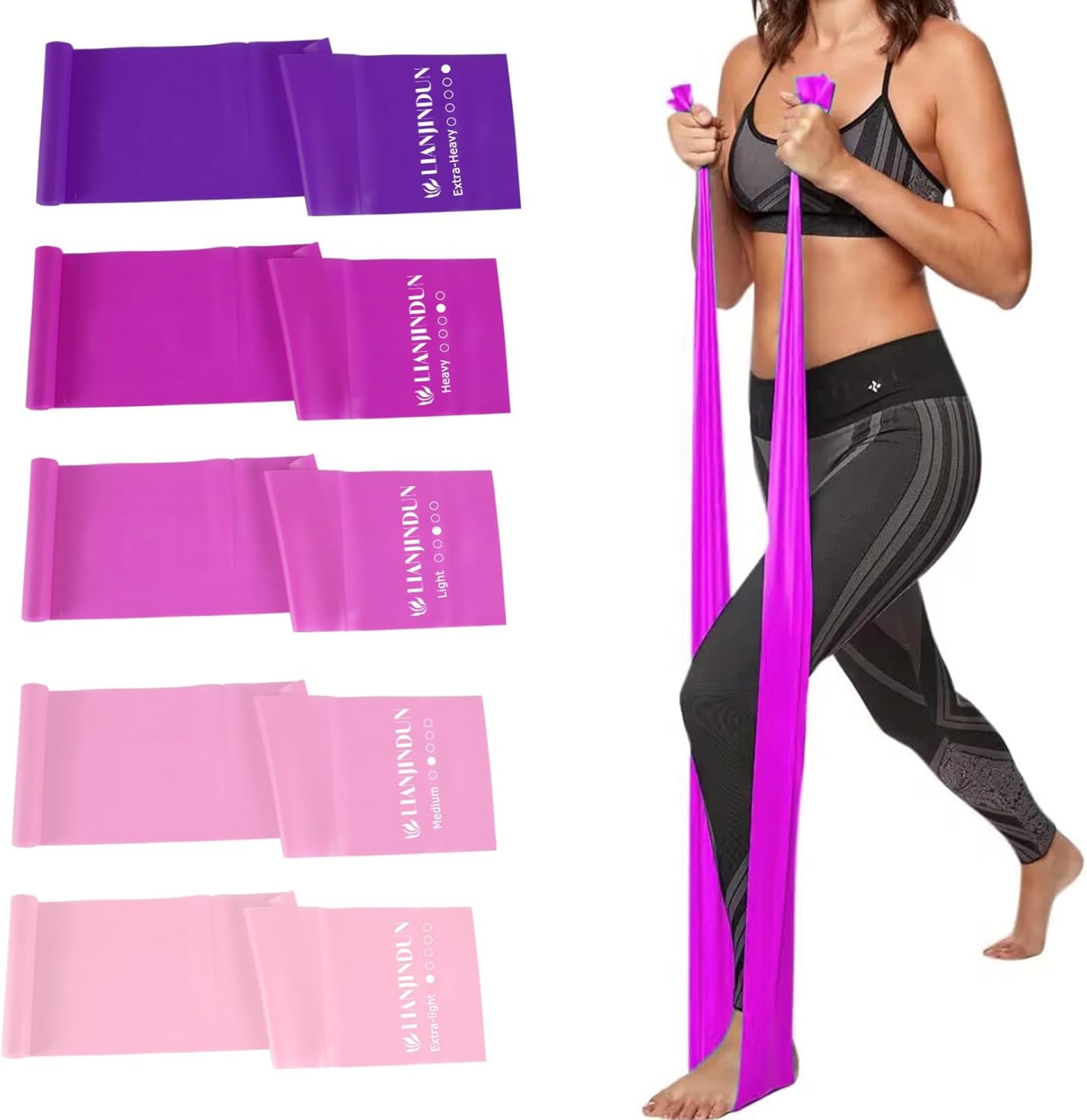 5 Pcs Professional Resistance Bands. Latex-Free, Elastic Band, Work Out Bands, Stretch Bands for Working Out Women or Men, Exercise Bands Set for Physical Therapy, Yoga, Pilates 5 Pcs Professional Resistance Bands. Latex-Free, Elastic Band, Work Out Bands, Stretch Bands for Working Out Women or Men, Exercise Bands Set for Physical Therapy, Yoga, Pilates
