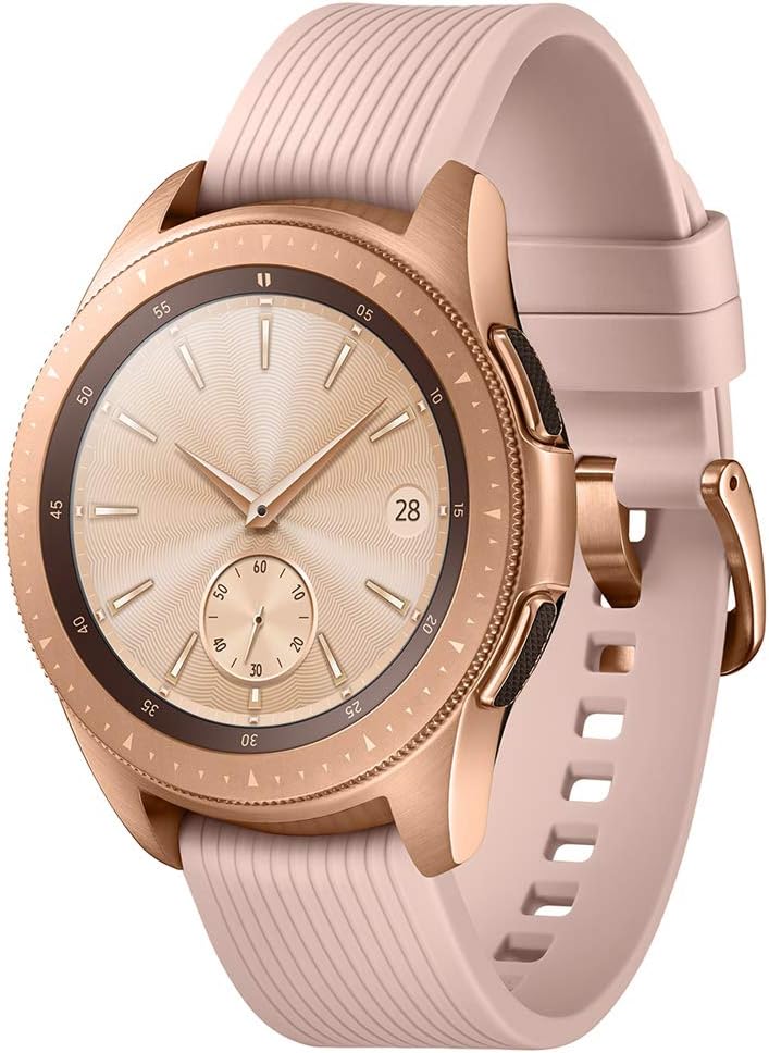 Samsung – Galaxy Watch Smartwatch 42mm Stainless Steel LTE SM-R815UZDAXAR GSM Unlocked – Rose Gold (Renewed) Samsung – Galaxy Watch Smartwatch 42mm Stainless Steel LTE SM-R815UZDAXAR GSM Unlocked – Rose Gold (Renewed)