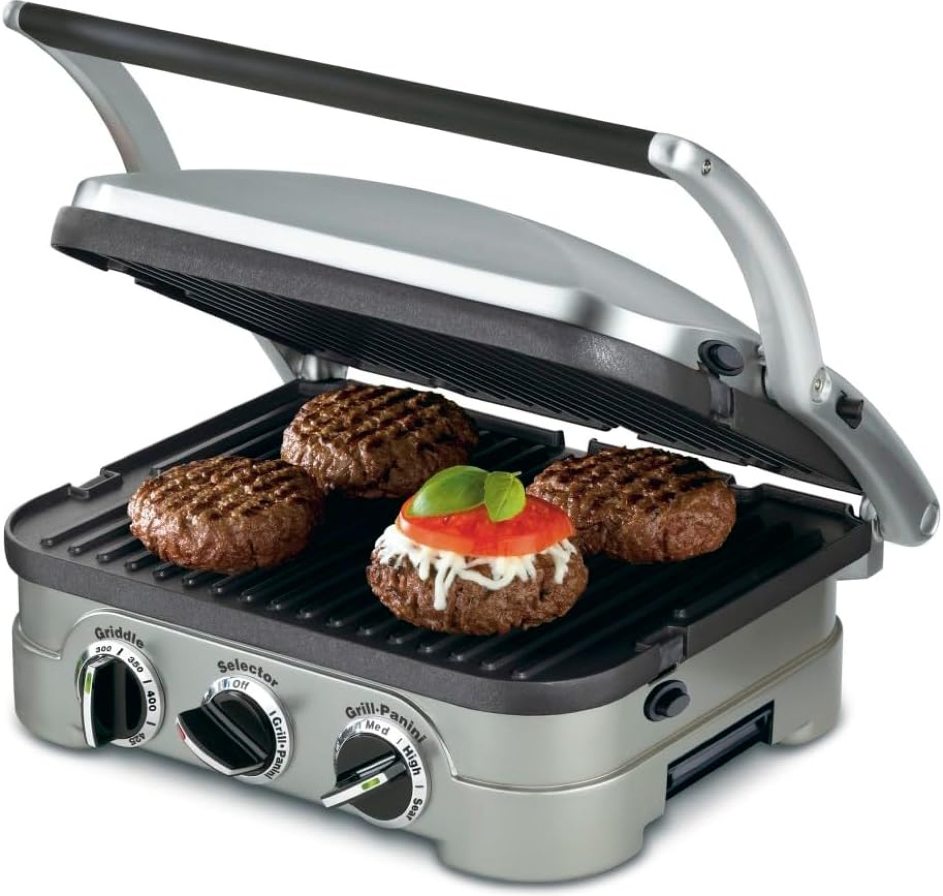Cuisinart Panini Press, Stainless Steel Griddler, Sandwich Maker & More, 5-IN-1, GR-4NP1 Cuisinart Panini Press, Stainless Steel Griddler, Sandwich Maker & More, 5-IN-1, GR-4NP1
