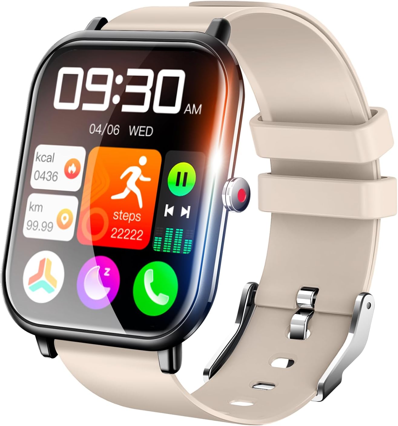 Smart Watch for Men Women, Fitness Tracker, 1.9″ Smartwatches, 24 Sports Modes, Heart Rate/Sleep Monitor/Pedometer/Spo2/Step Counter, IP68 Waterproof, Ultra Thin, Long-Lasting Battery for Android iOS Smart Watch for Men Women, Fitness Tracker, 1.9″ Smartwatches, 24 Sports Modes, Heart Rate/Sleep Monitor/Pedometer/Spo2/Step Counter, IP68 Waterproof, Ultra Thin, Long-Lasting Battery for Android iOS