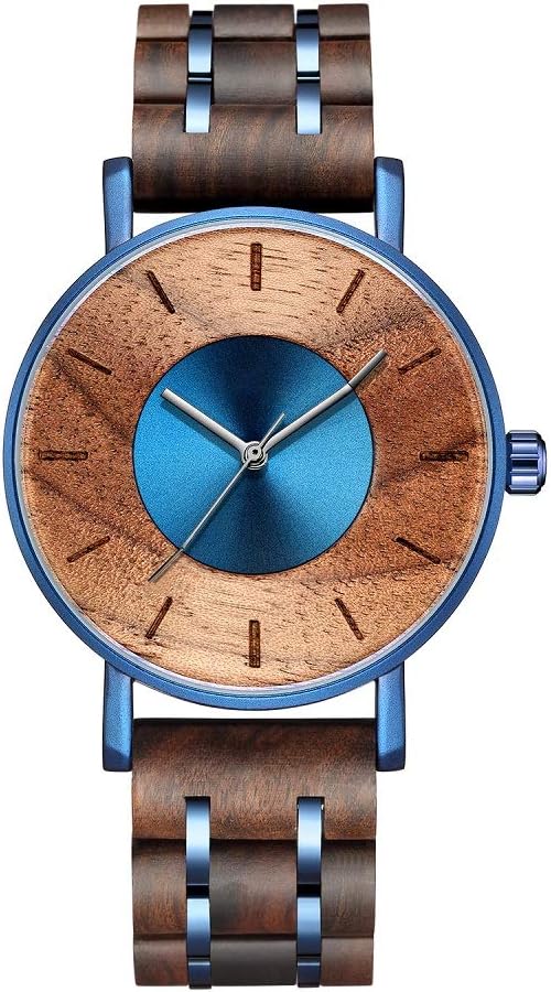 WASTIME Wooden Watch for Men Women, Stylish Chronograph Military Casual Calendar Wood Watches WASTIME Wooden Watch for Men Women, Stylish Chronograph Military Casual Calendar Wood Watches