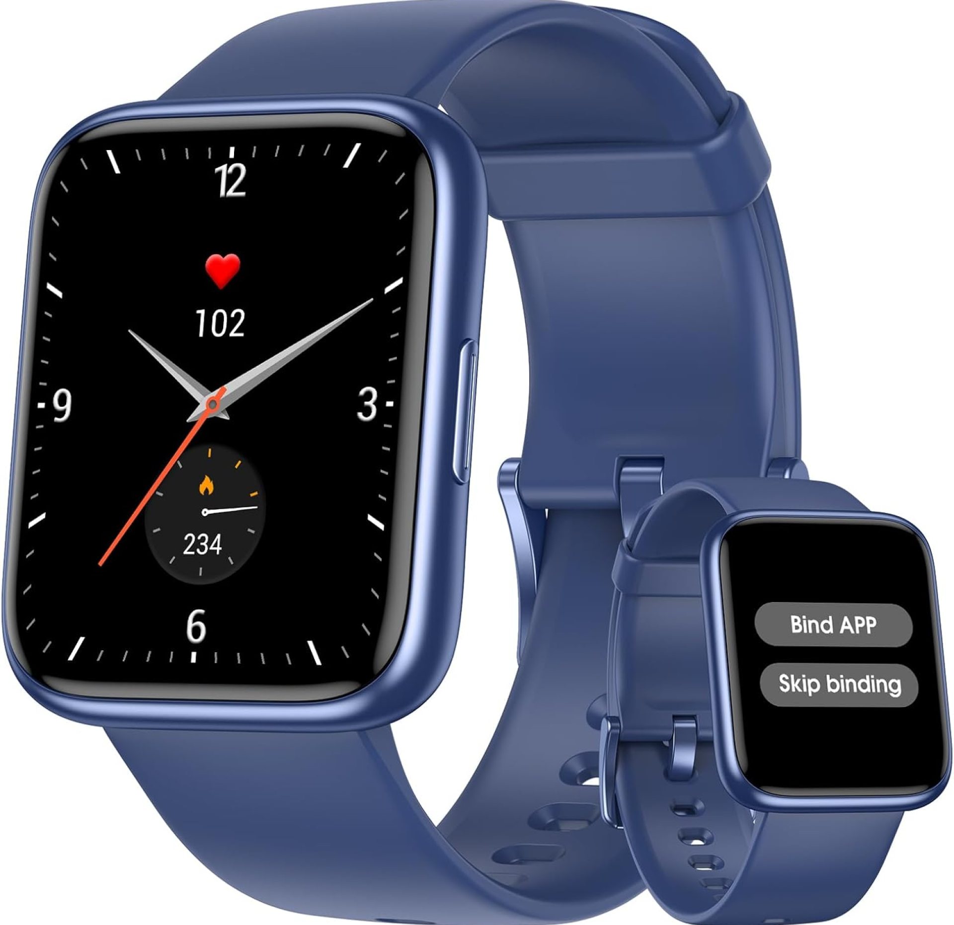 Smart Watch, Fitness Tracker with Heart Rate, SpO2 and Sleep Monitor, 44mm Swimming Waterproof Watch, Fitness Watches for Women Men, Step Tracker, Smartwatch Compatible with iOS Android Phones Smart Watch, Fitness Tracker with Heart Rate, SpO2 and Sleep Monitor, 44mm Swimming Waterproof Watch, Fitness Watches for Women Men, Step Tracker, Smartwatch Compatible with iOS Android Phones