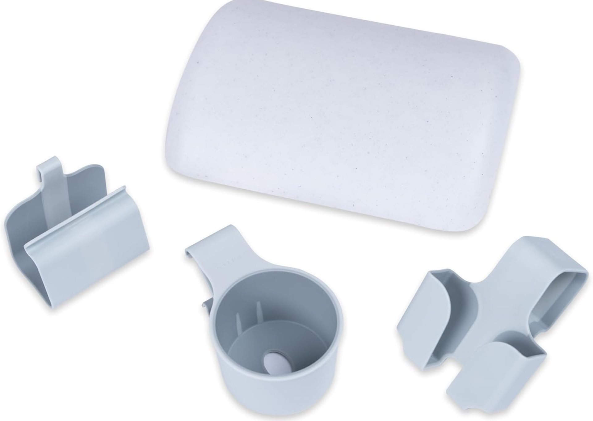 Step2 Vero Pool Lounger Accessories, Poolside Pillow, Cup Holder, Phone Holder, Compatible with Vero Collection, Waterproof, Indoor/Outdoor Use, Made of Durable Plastic, Gray Step2 Vero Pool Lounger Accessories, Poolside Pillow, Cup Holder, Phone Holder, Compatible with Vero Collection, Waterproof, Indoor/Outdoor Use, Made of Durable Plastic, Gray