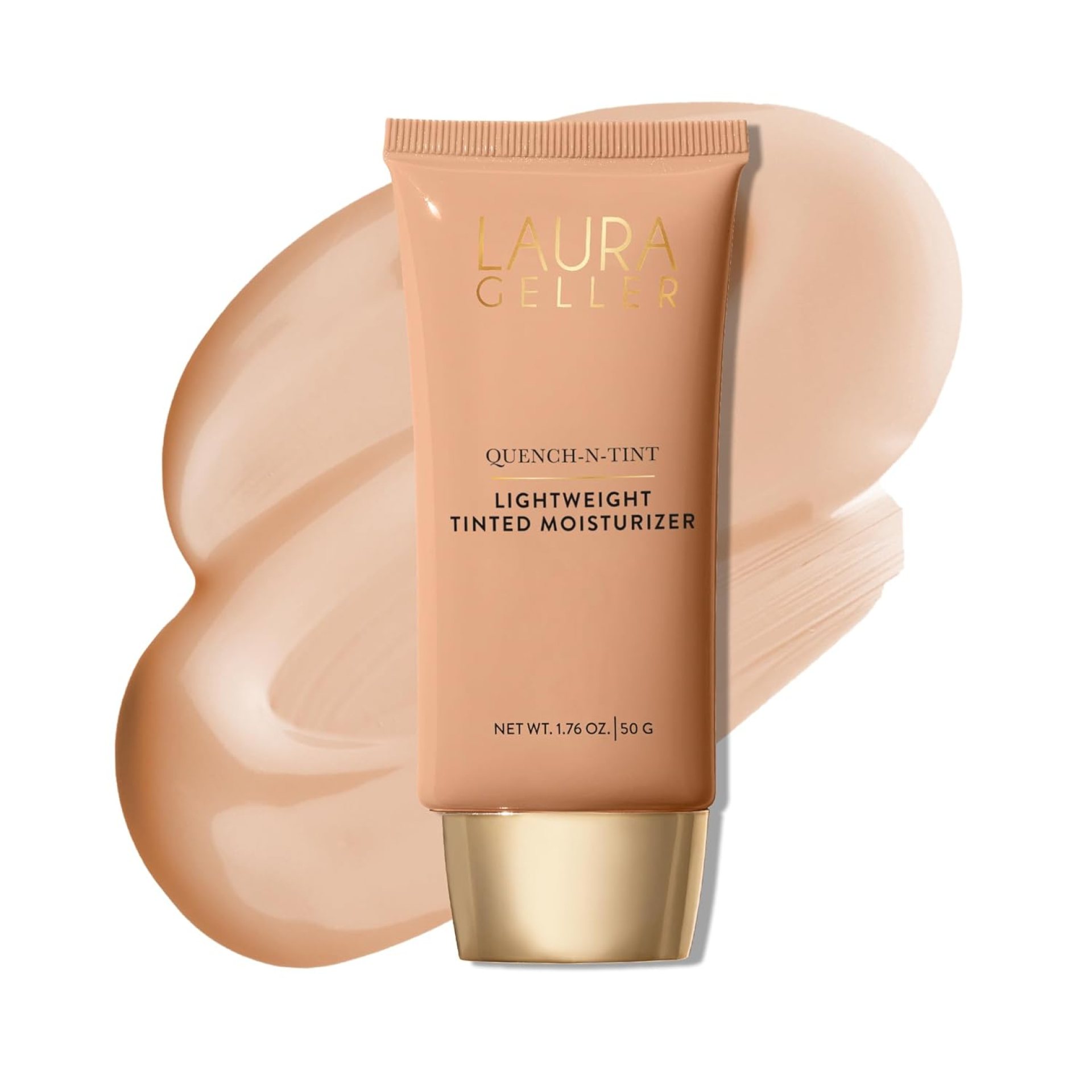 LAURA GELLER NEW YORK Quench-n-Tint Hydrating Foundation – Light/Medium – Sheer to Light Buildable Coverage – Natural Glow Finish – Lightweight Formula with Hyaluronic Acid LAURA GELLER NEW YORK Quench-n-Tint Hydrating Foundation – Light/Medium – Sheer to Light Buildable Coverage – Natural Glow Finish – Lightweight Formula with Hyaluronic Acid